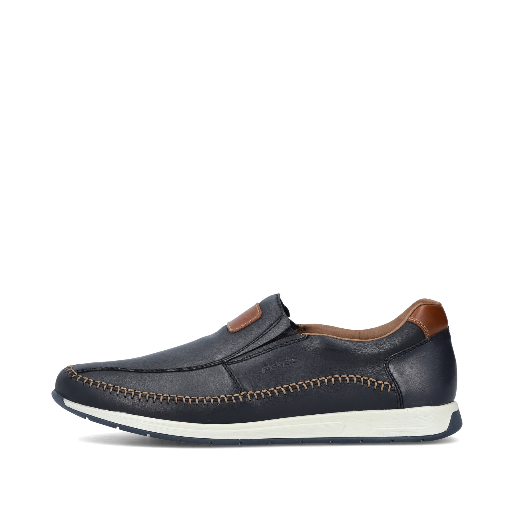 Rieker Herren Slipper ozeanblau