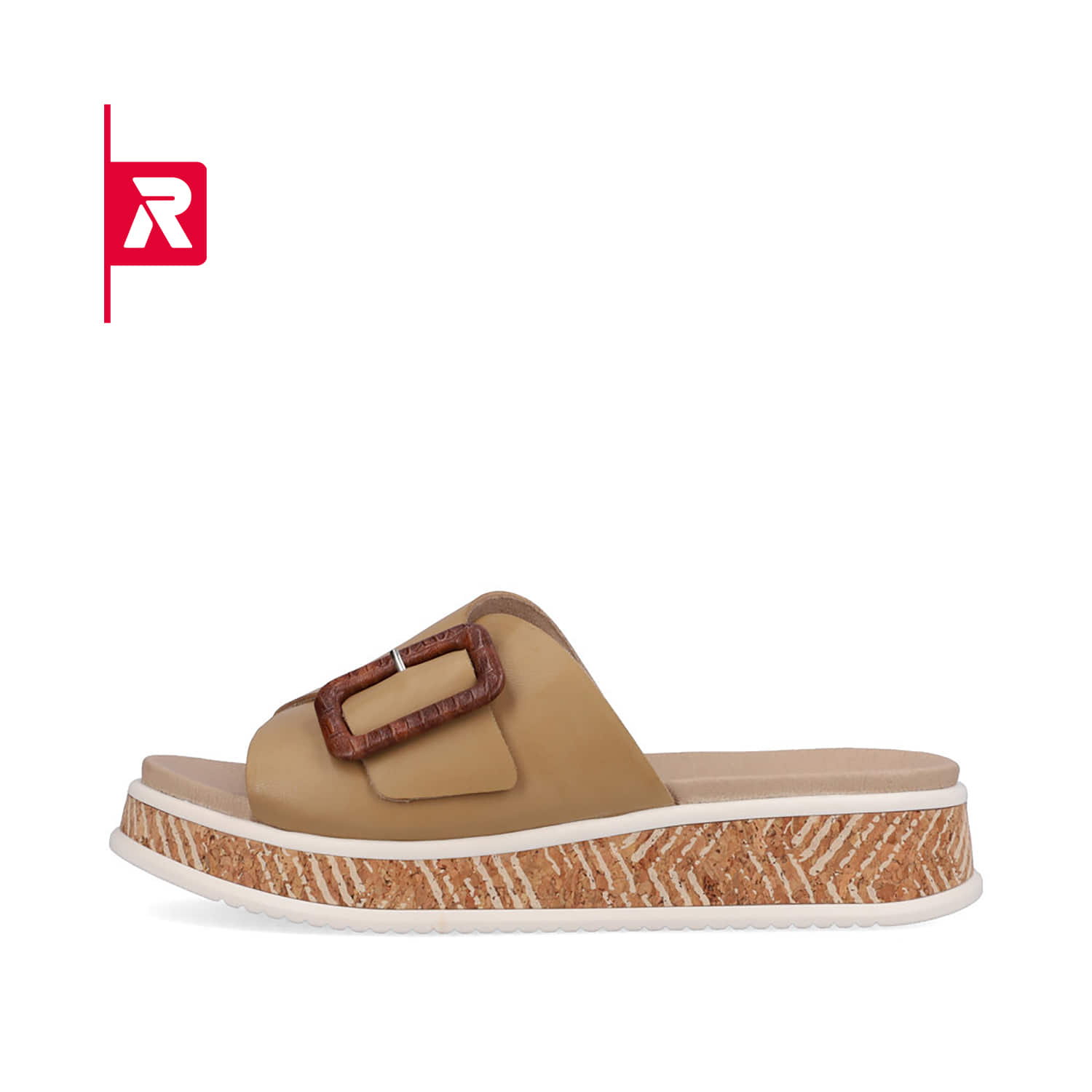 Rieker EVOLUTION Damen Pantoletten clay beige