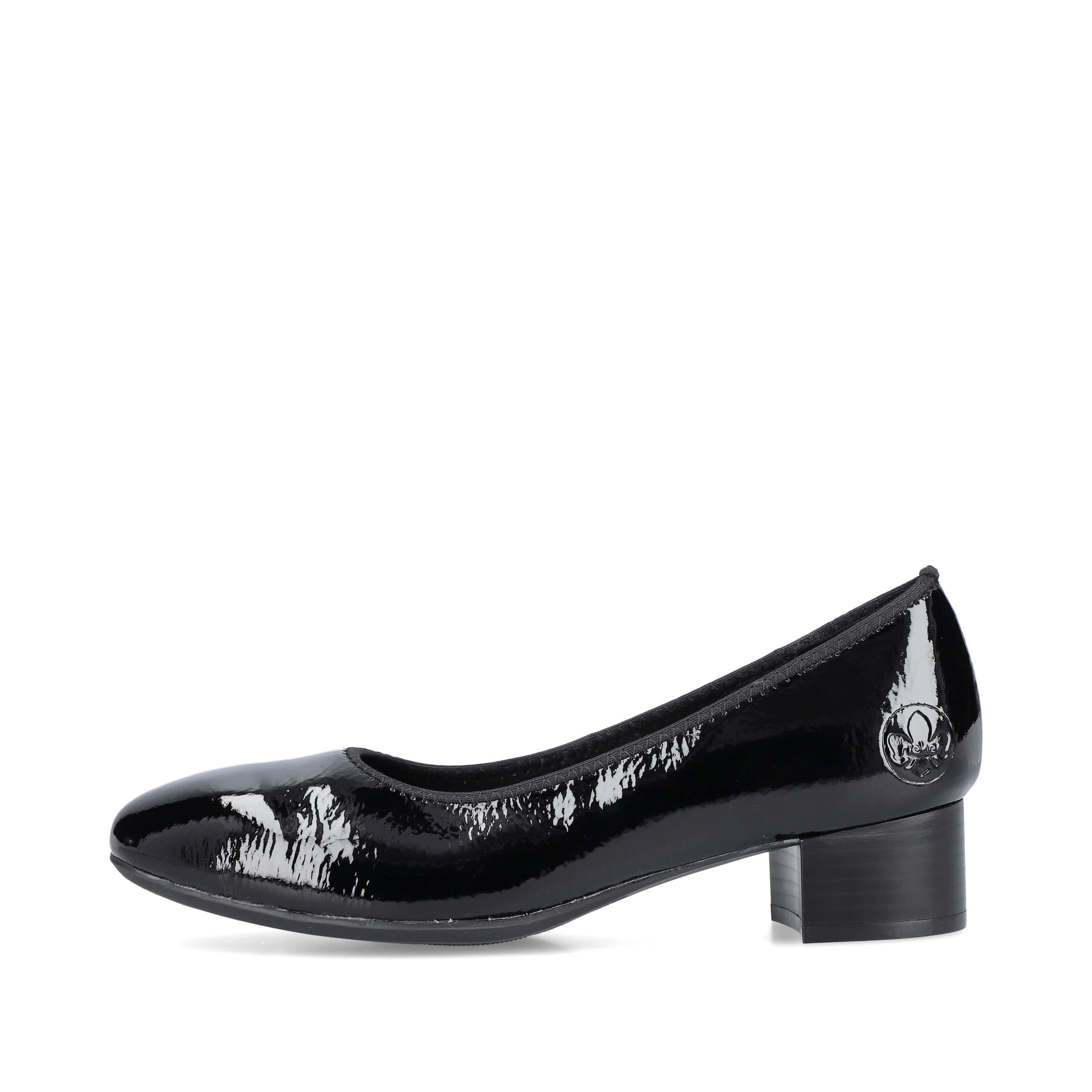 Rieker Damen Pumps glanzschwarz