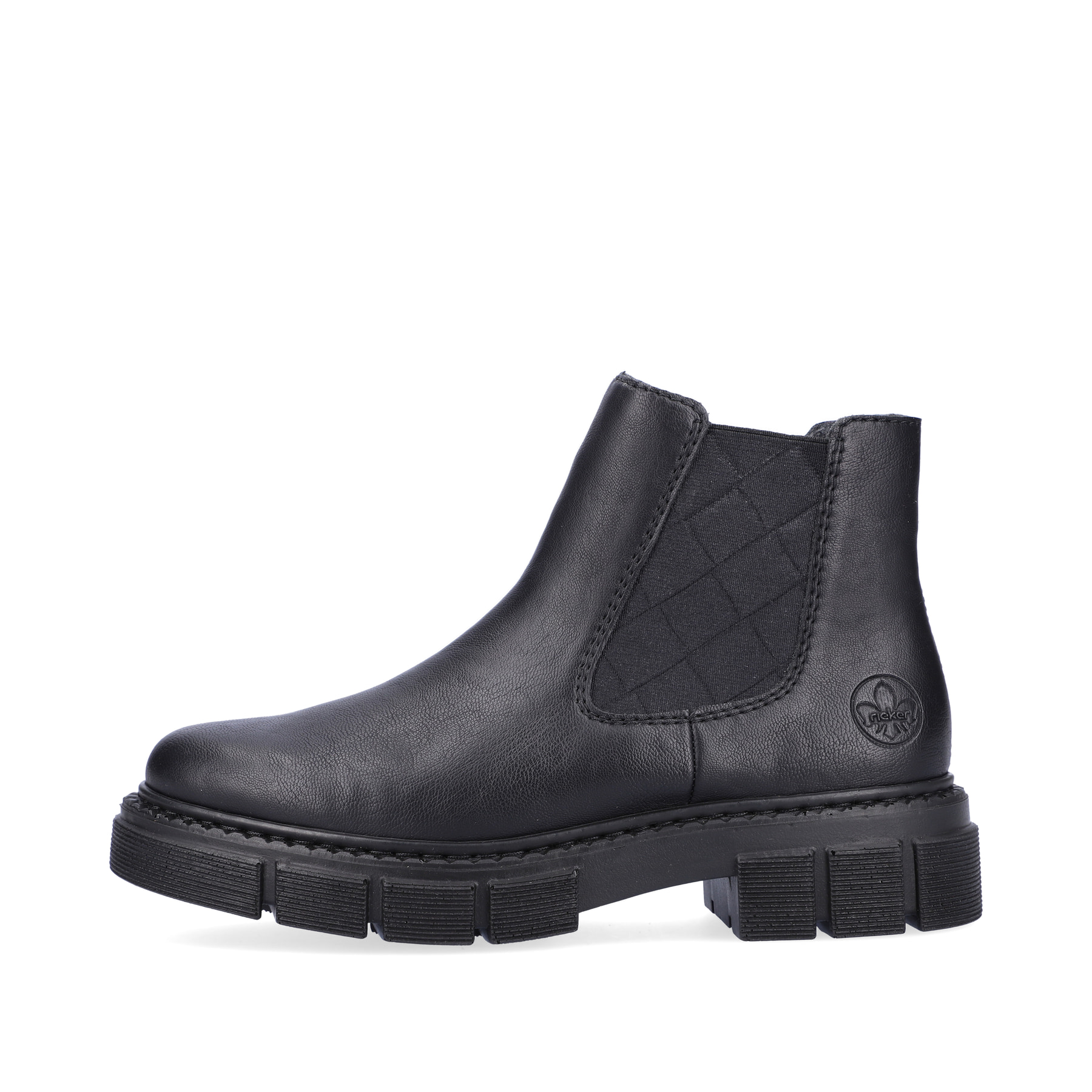 Rieker Damen Chelsea Boots graphitschwarz