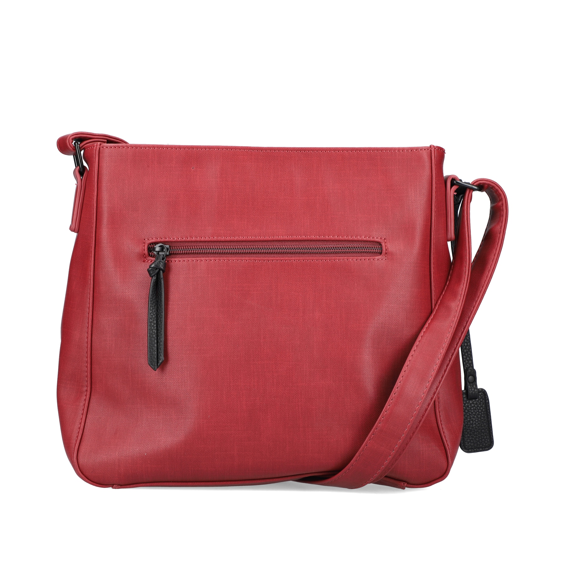 Rieker Damen Handtasche feuerrot-schwarz