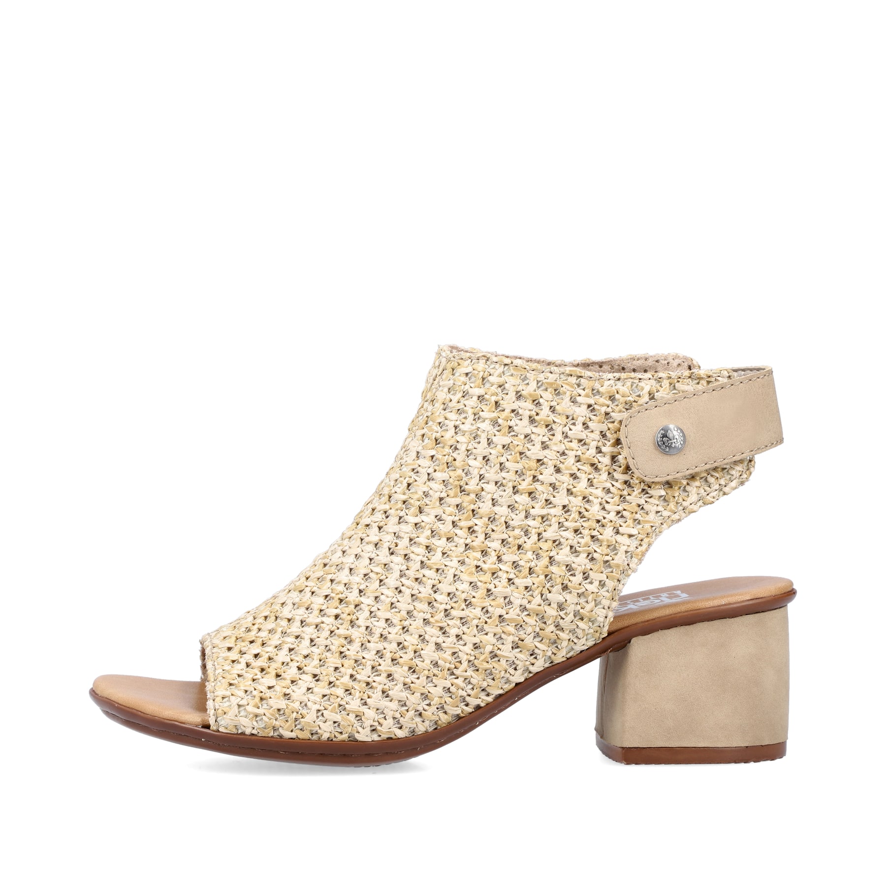 Rieker Damen Riemchensandaletten sandbeige