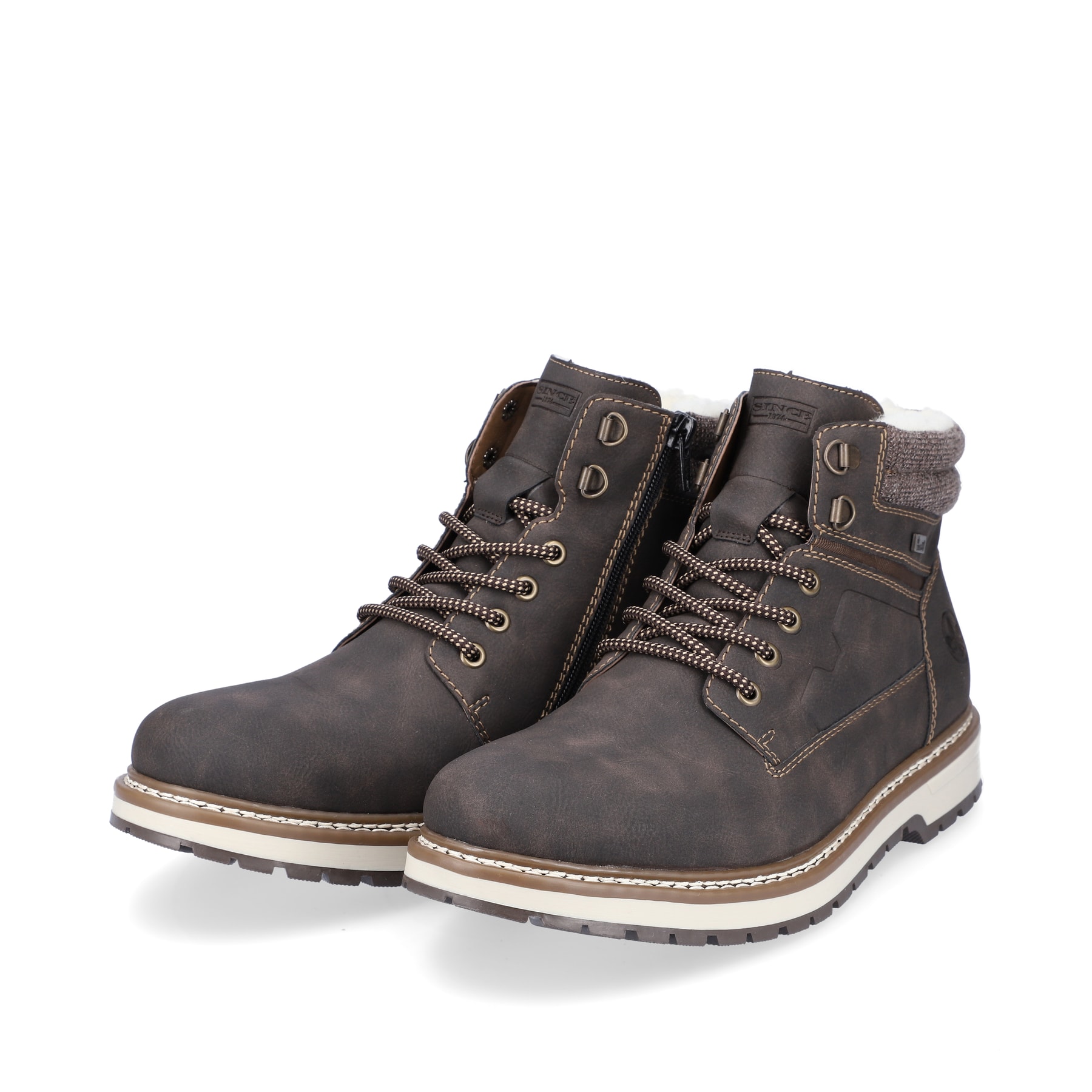 Rieker Herren Schnürstiefel espressobraun