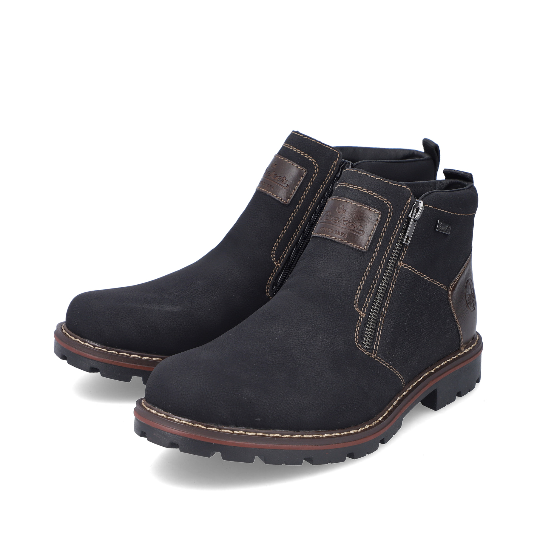 Rieker Herren Kurzstiefel graphitschwarz