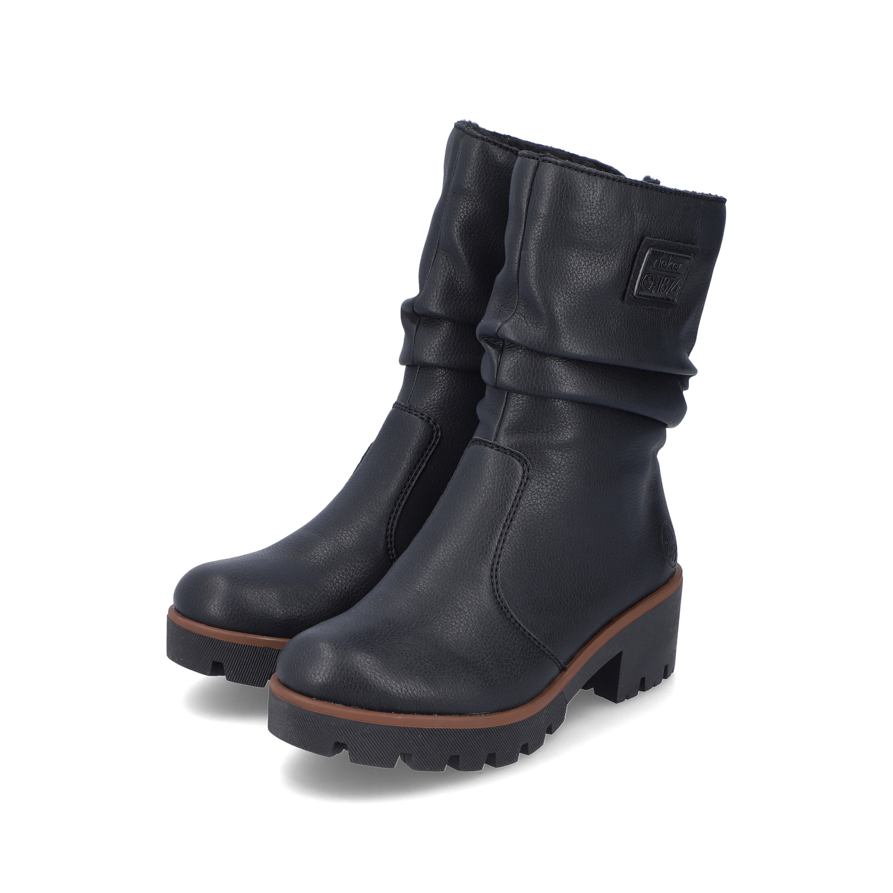 Rieker Damen Kurzstiefel nachtschwarz