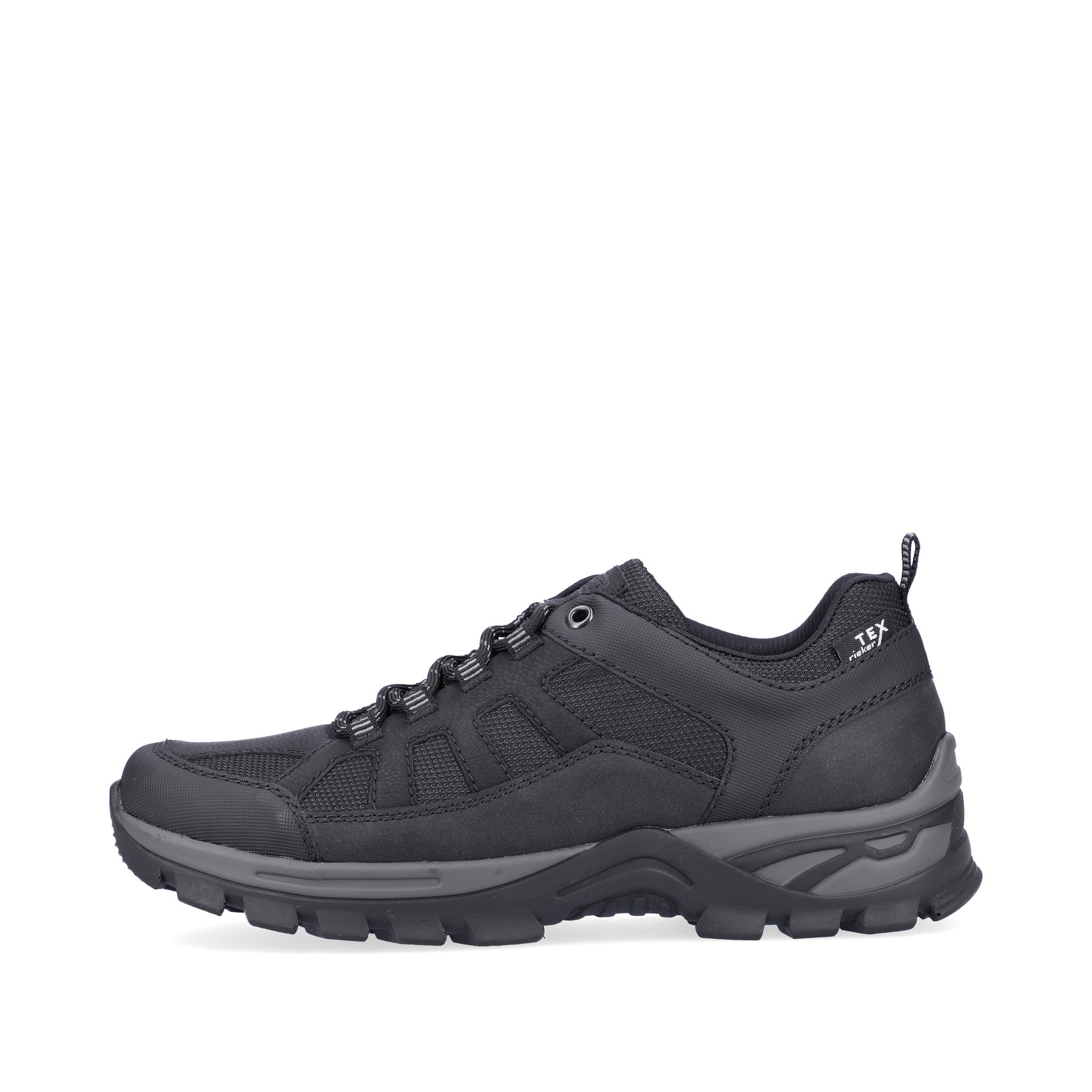 Rieker Herren Schnürschuhe tiefschwarz