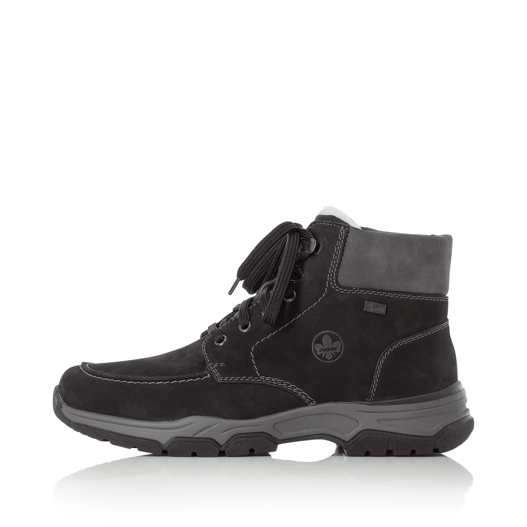 Rieker Herren Schnürstiefel tiefschwarz