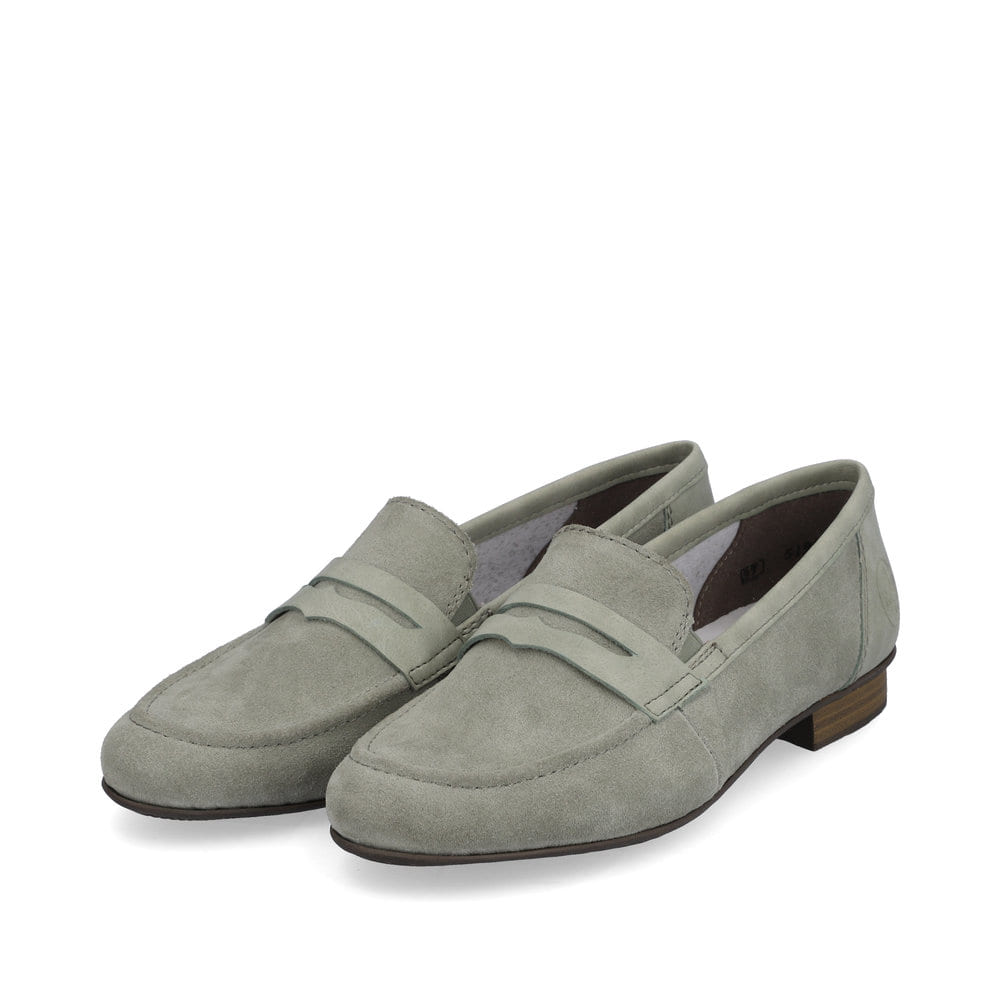 Rieker Damen Loafers mintgrün