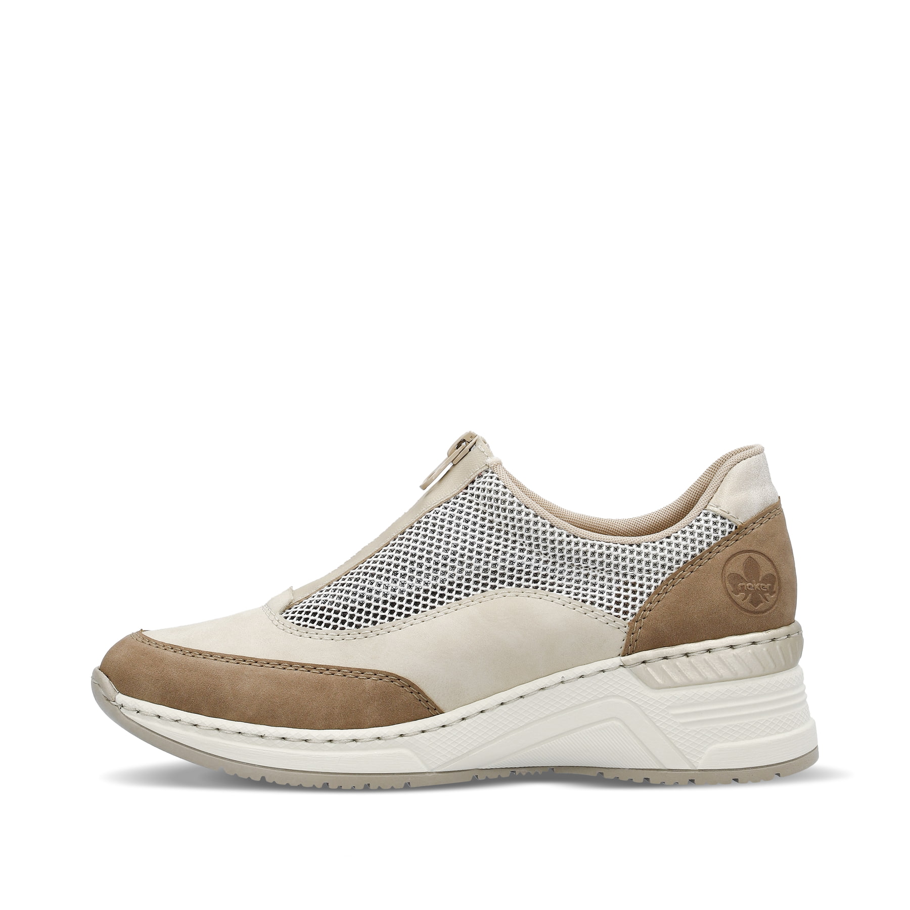 Rieker Damen Slipper hellbeige
