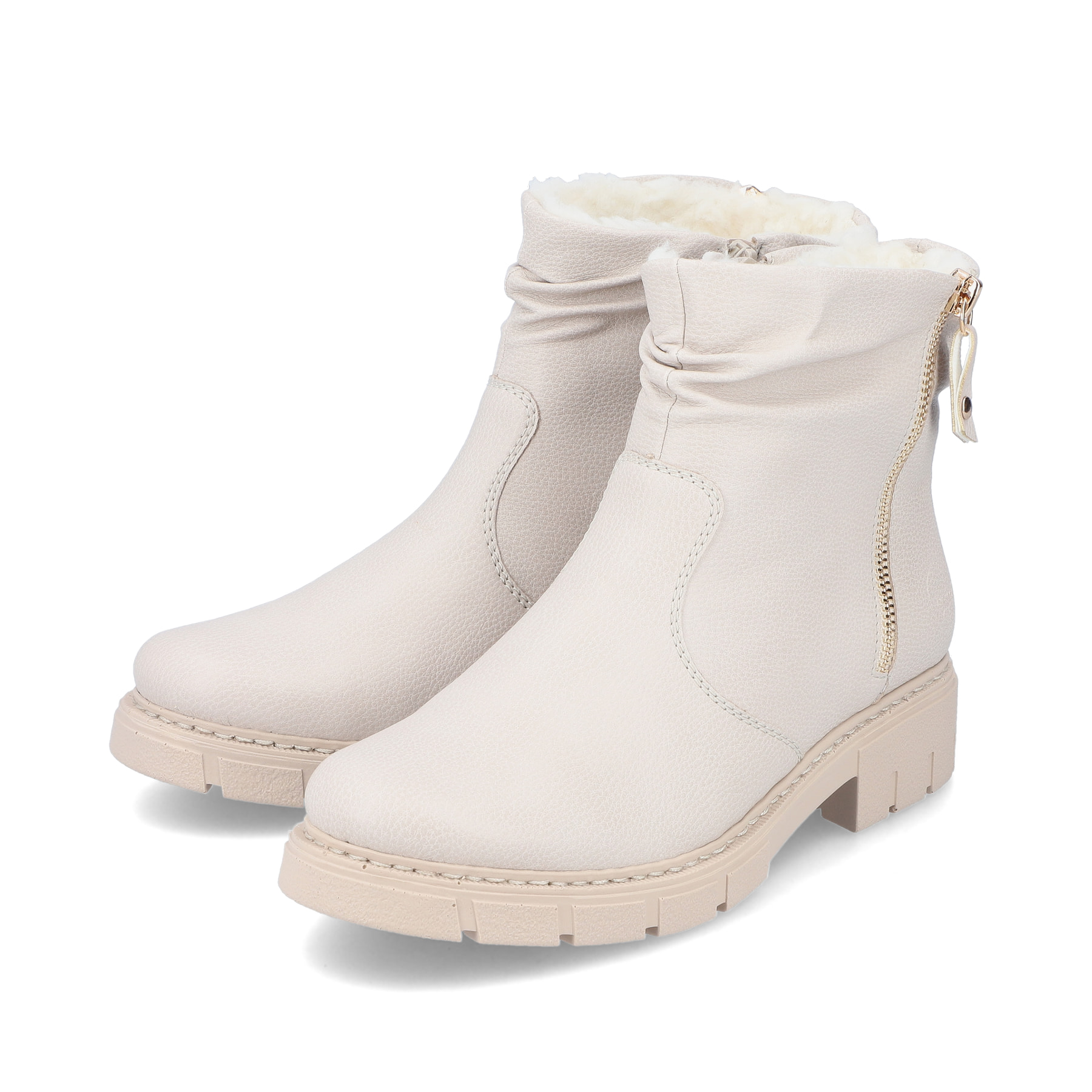 Rieker Damen Kurzstiefel hellbeige