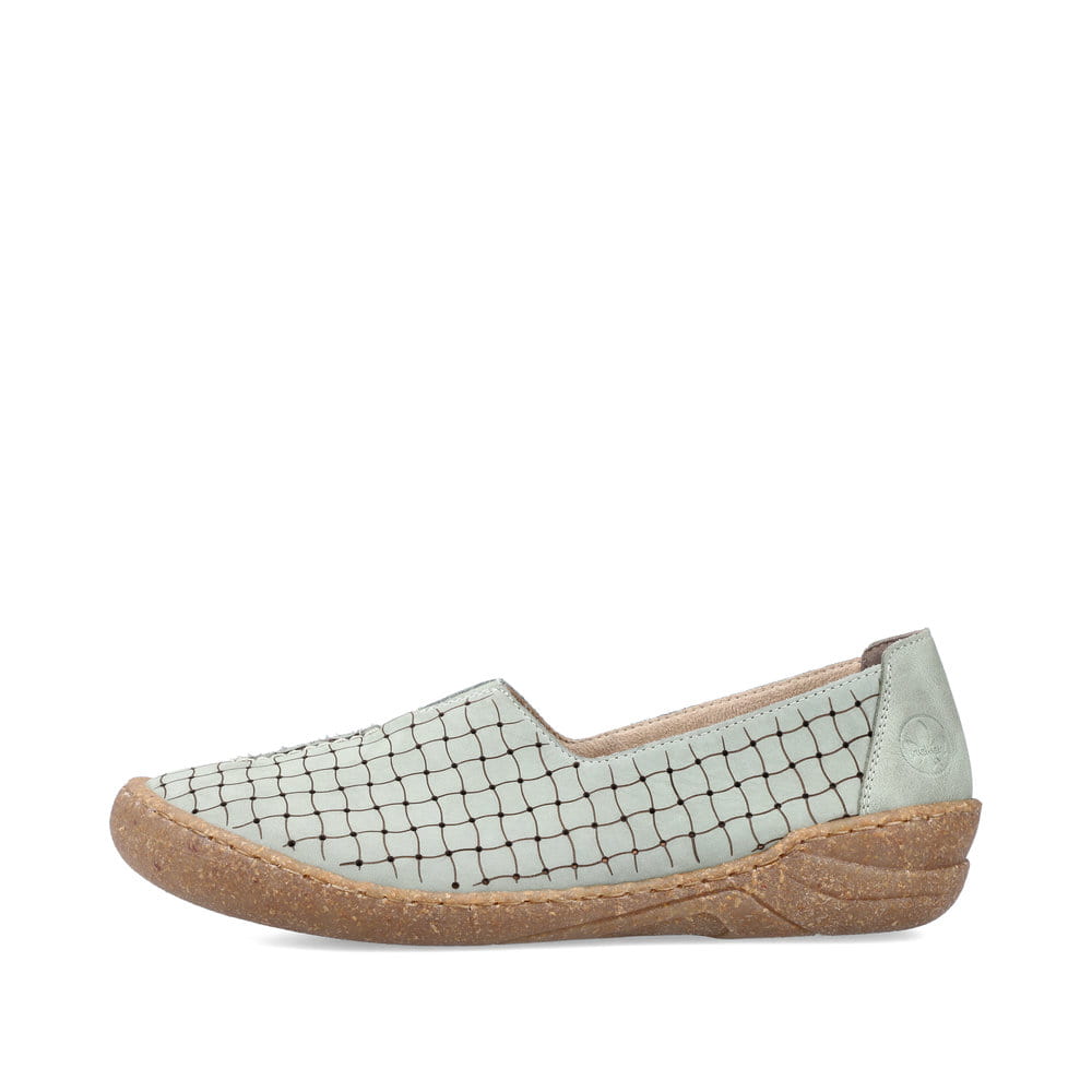 Rieker Damen Ballerinas mintgrün