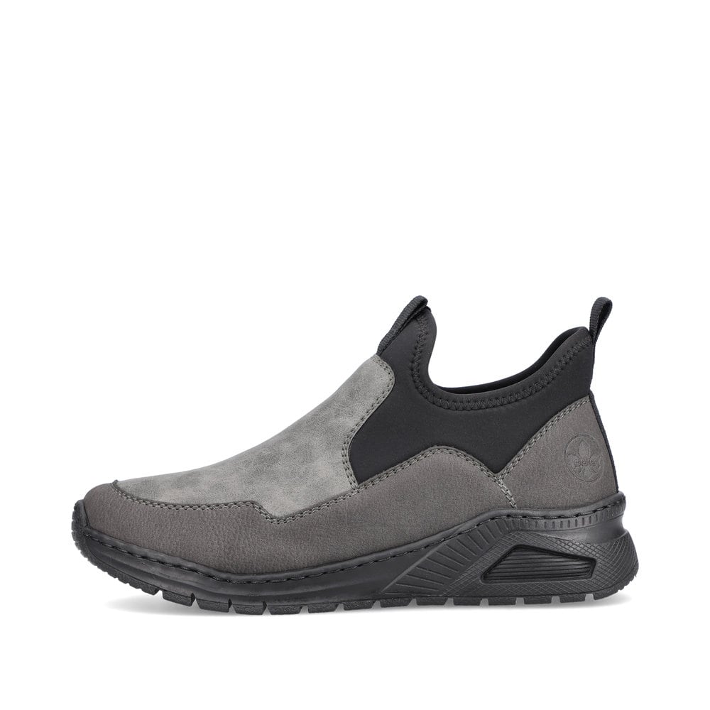 Rieker Damen Slipper anthrazit