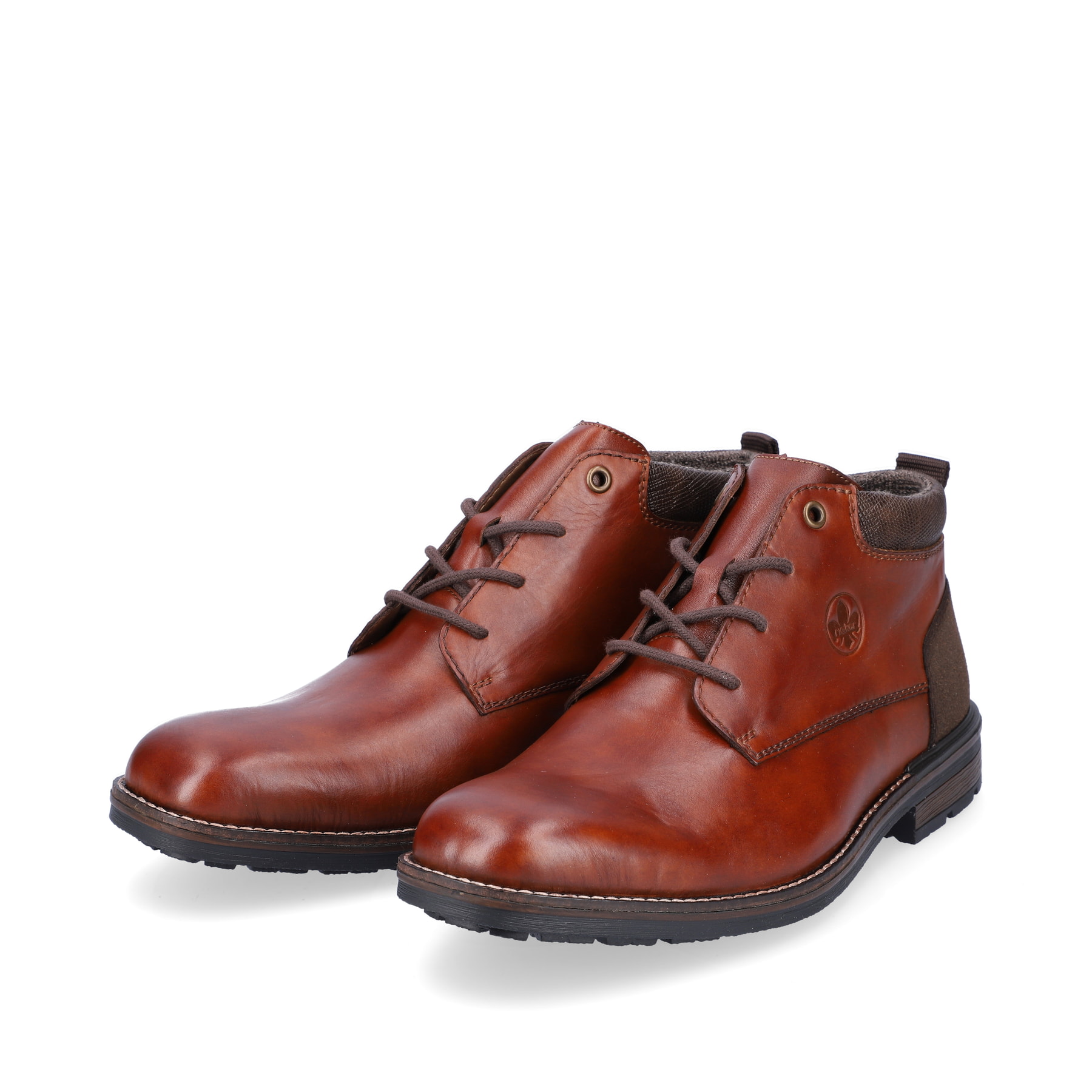 Rieker Herren Schnürstiefel kastanienbraun