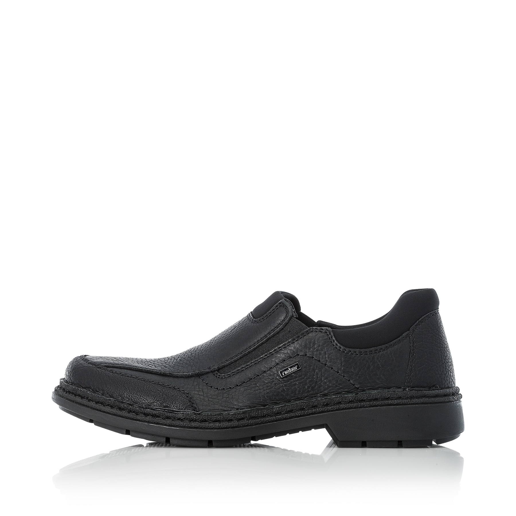 Rieker Herren Slipper graphitschwarz