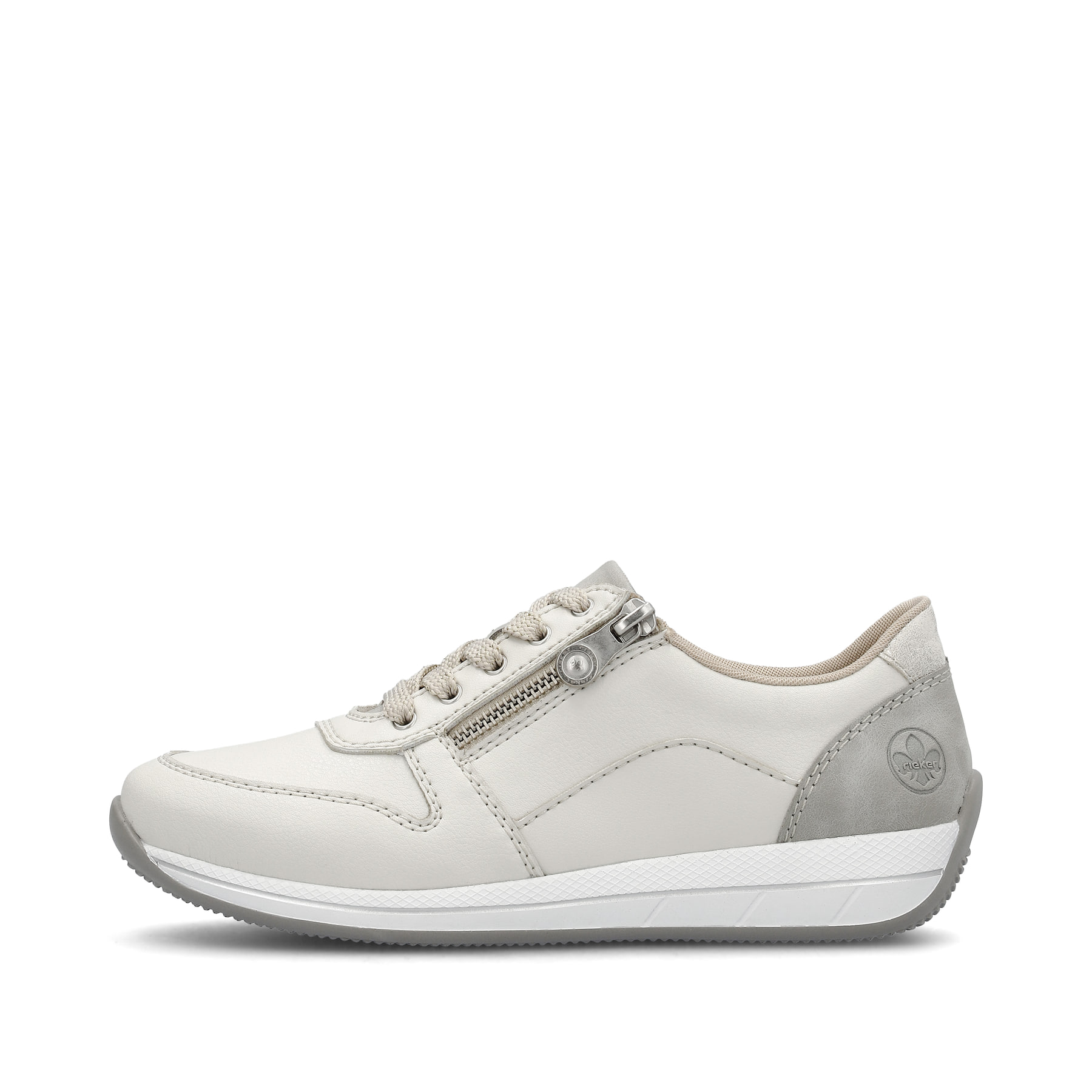 Rieker Damen Sneaker cremeweiss