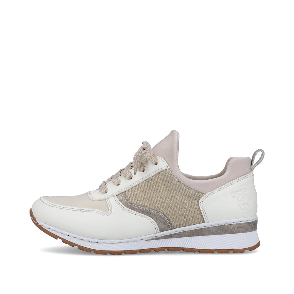Rieker Damen Slipper hellbeige