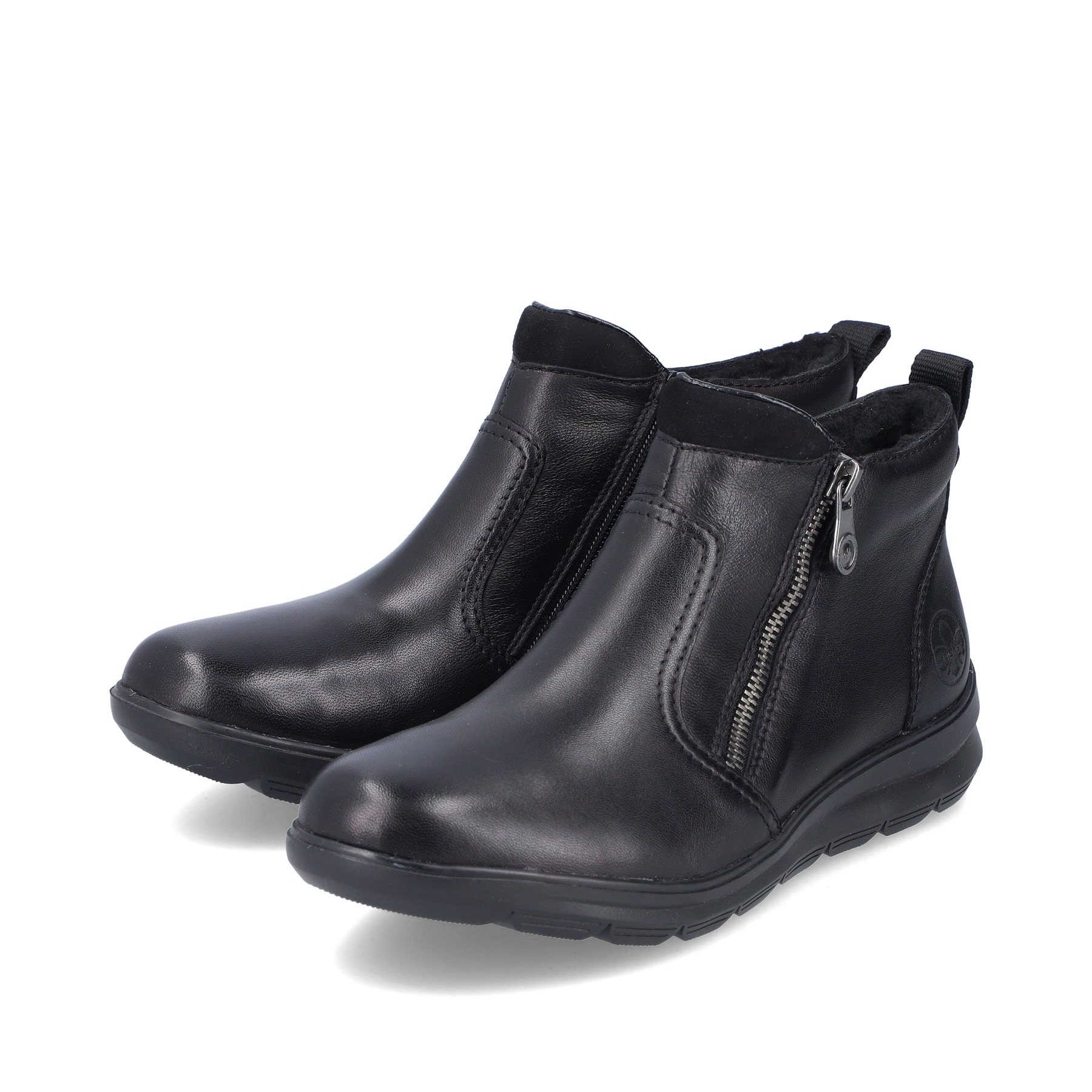 Rieker Damen Kurzstiefel tiefschwarz
