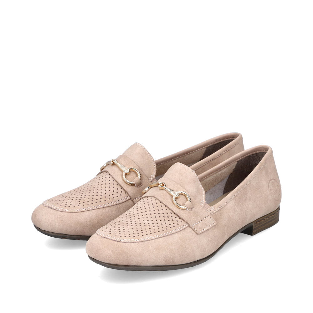 Rieker Damen Loafers puderrosa