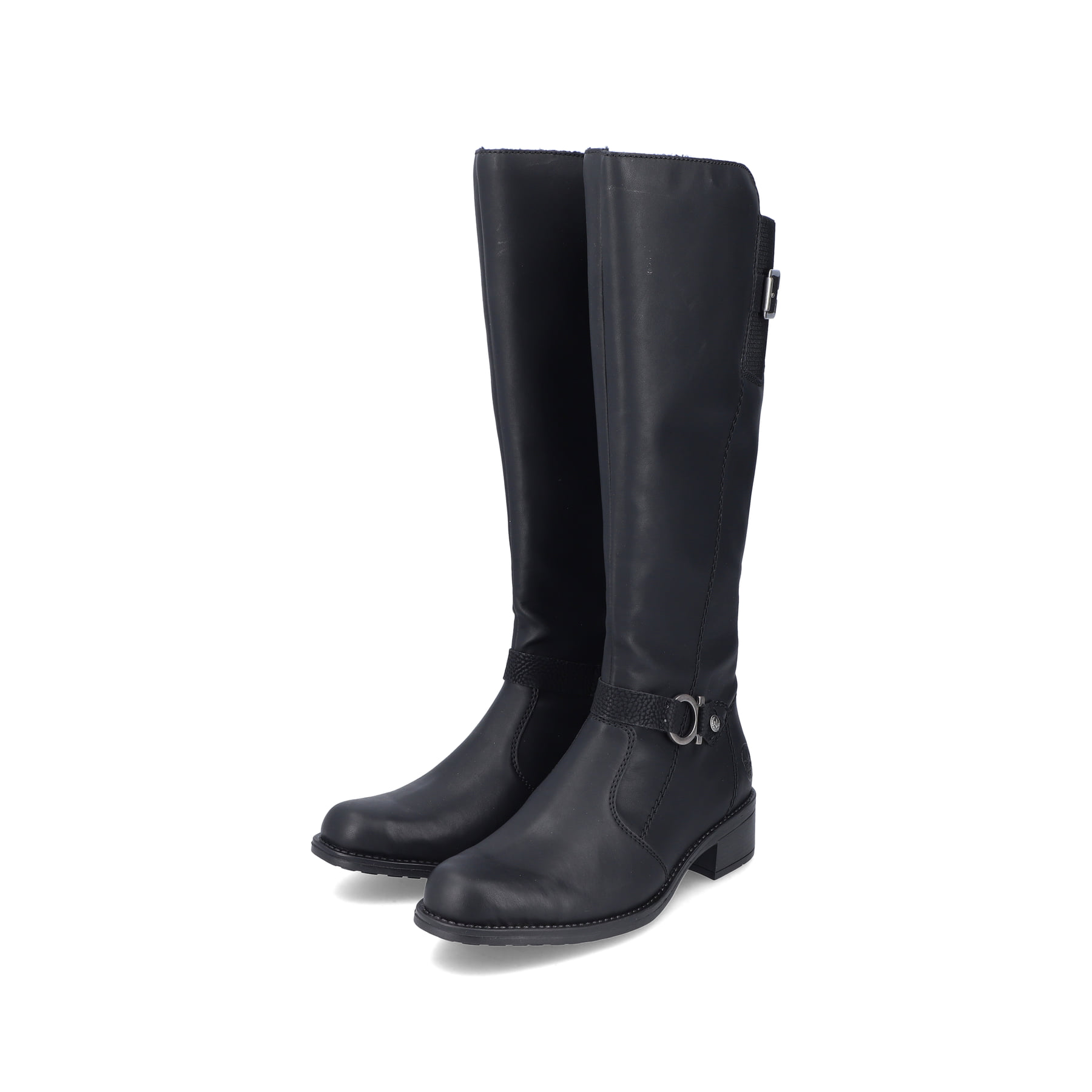 Rieker Damen Hochschaftstiefel nachtschwarz