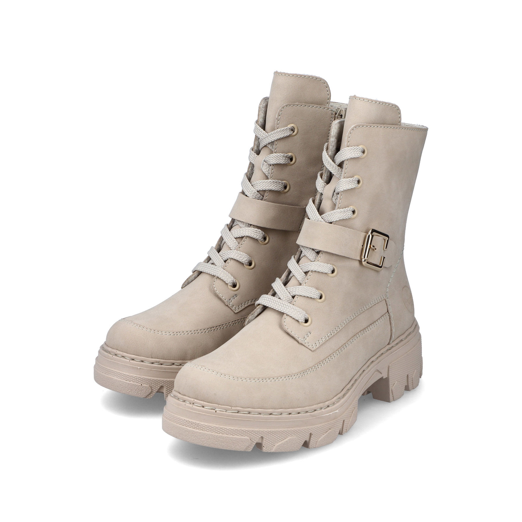 Rieker Damen Biker Boots champagner