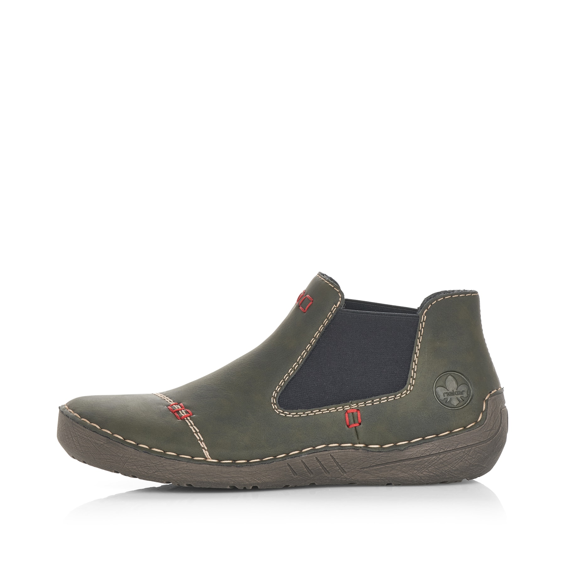 Rieker Damen Chelsea Boots kaktusgrün