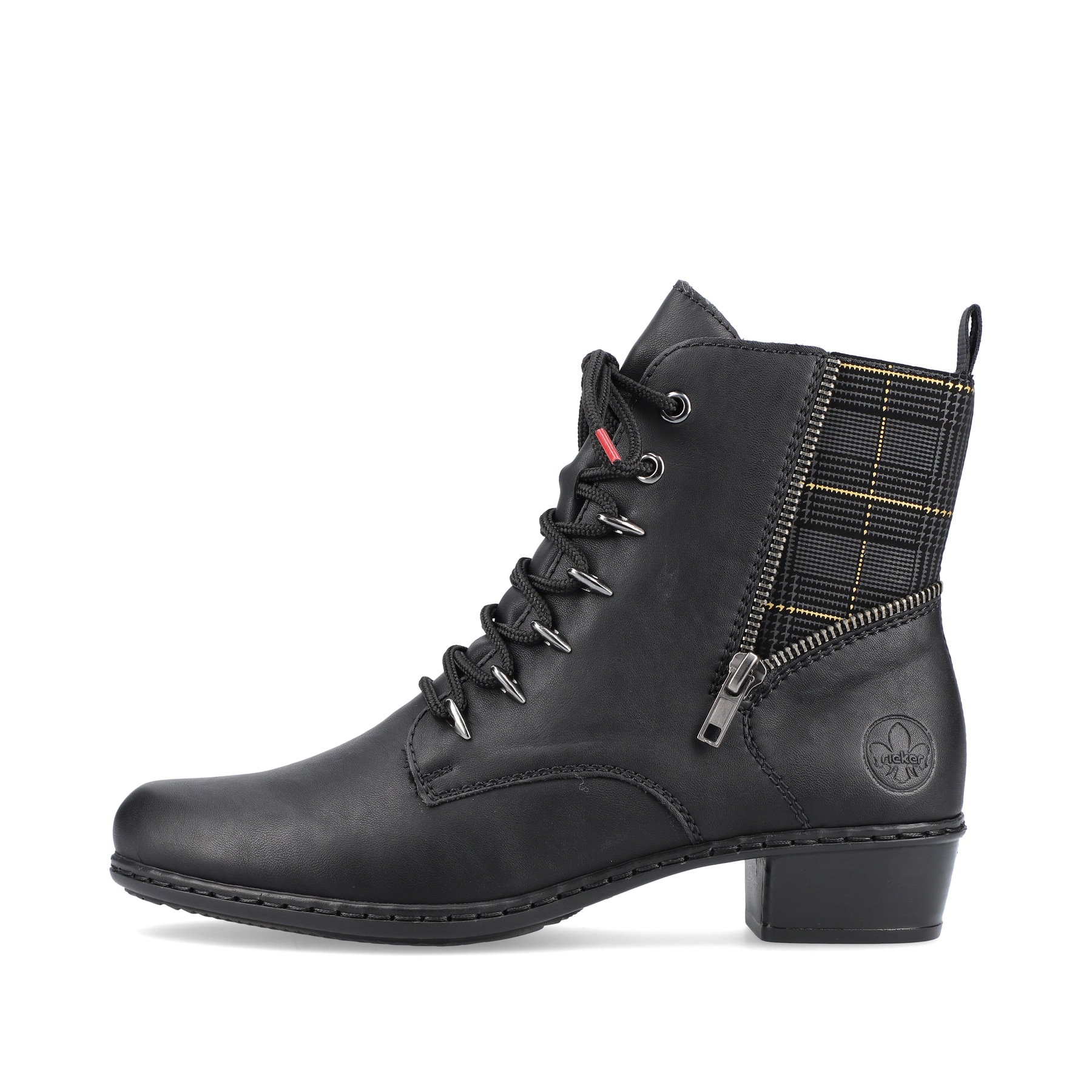 Rieker Damen Stiefeletten tiefschwarz