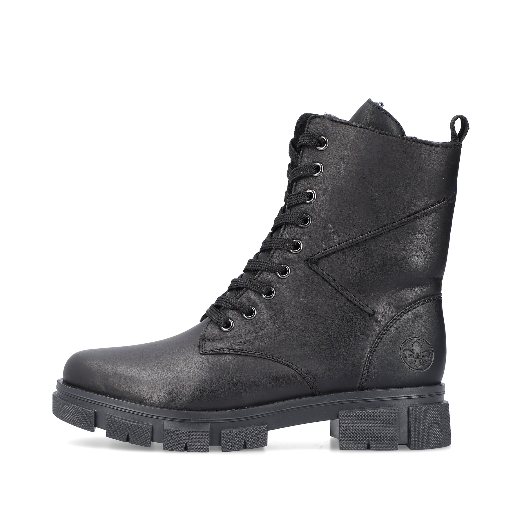 Rieker Damen Biker Boots tiefschwarz