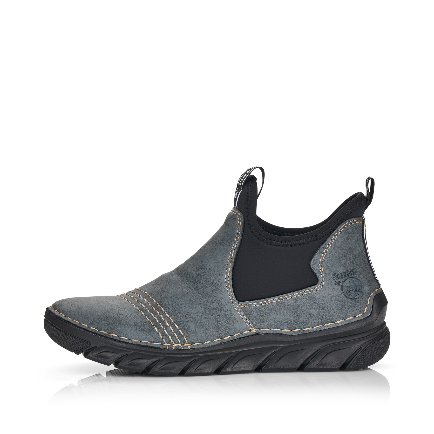 Rieker Damen Slipper blaugrau