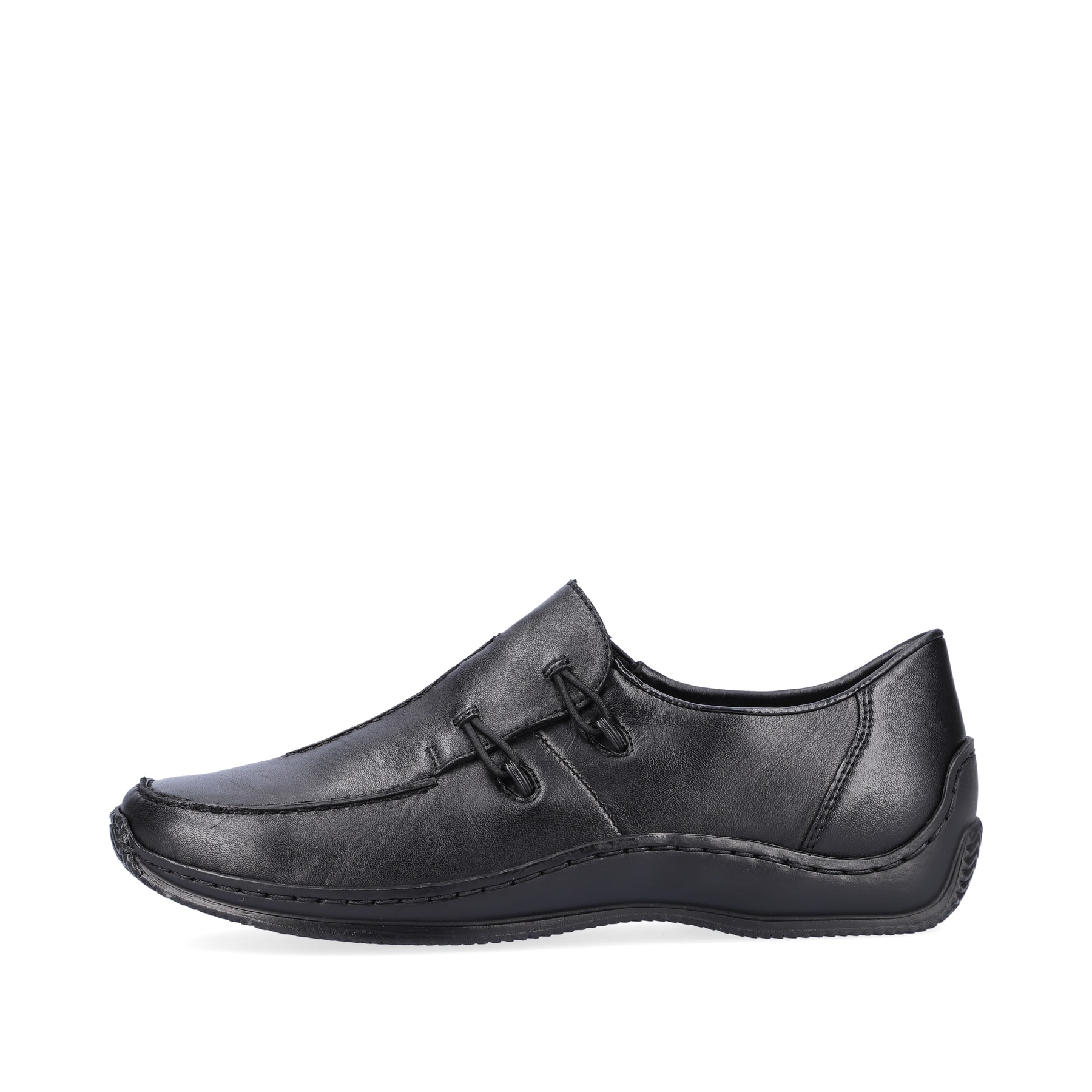 Rieker Damen Slipper tiefschwarz