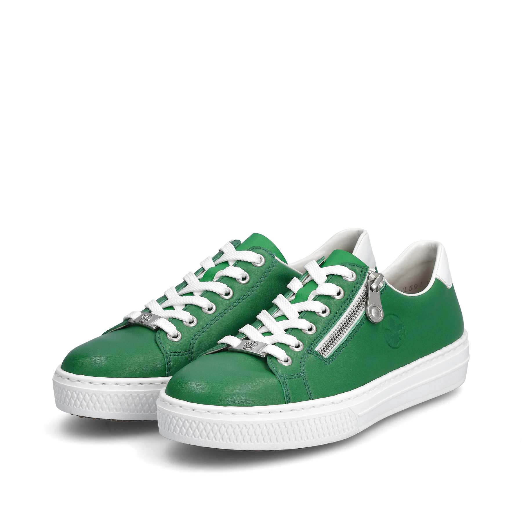 Rieker Damen Sneaker grasgrün