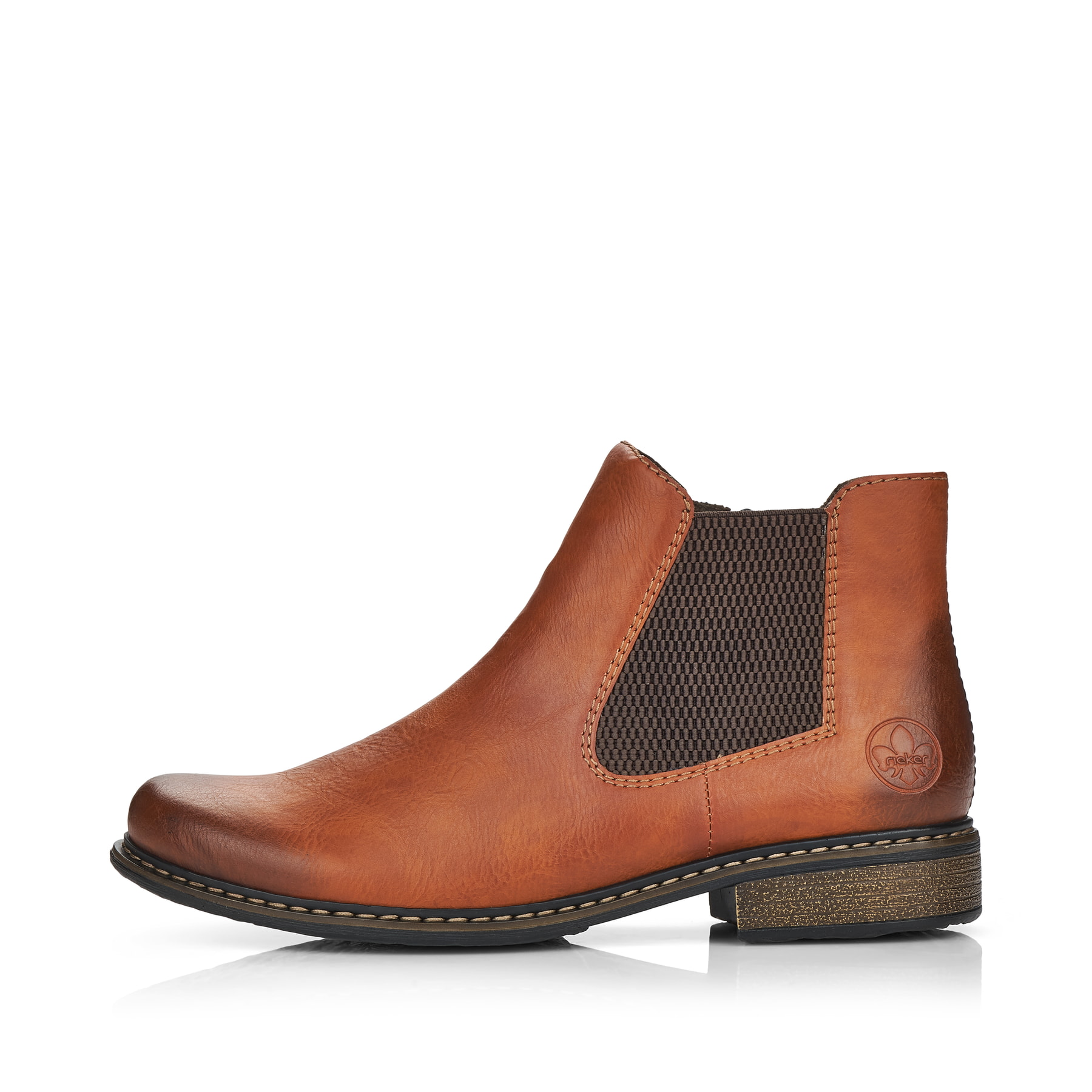Rieker Damen Chelsea Boots nougatbraun