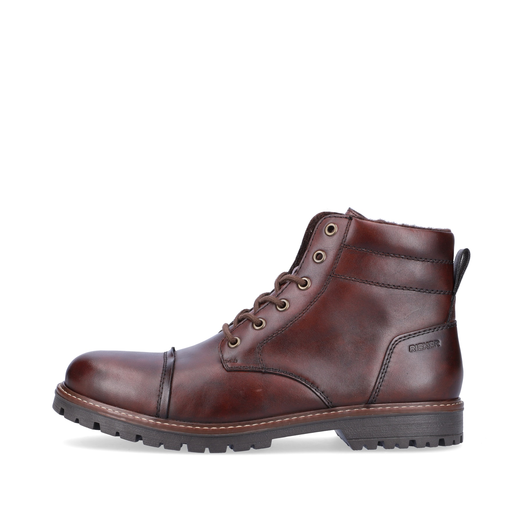 Rieker Herren Schnürstiefel nussbraun