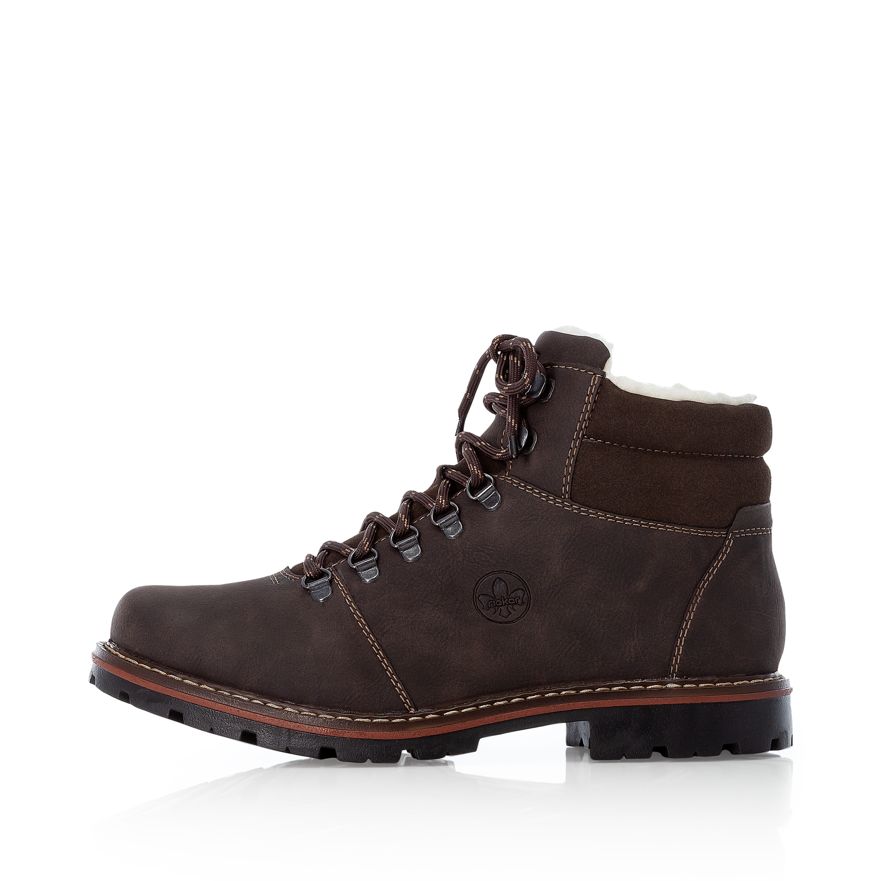 Rieker Herren Schnürstiefel tabakbraun