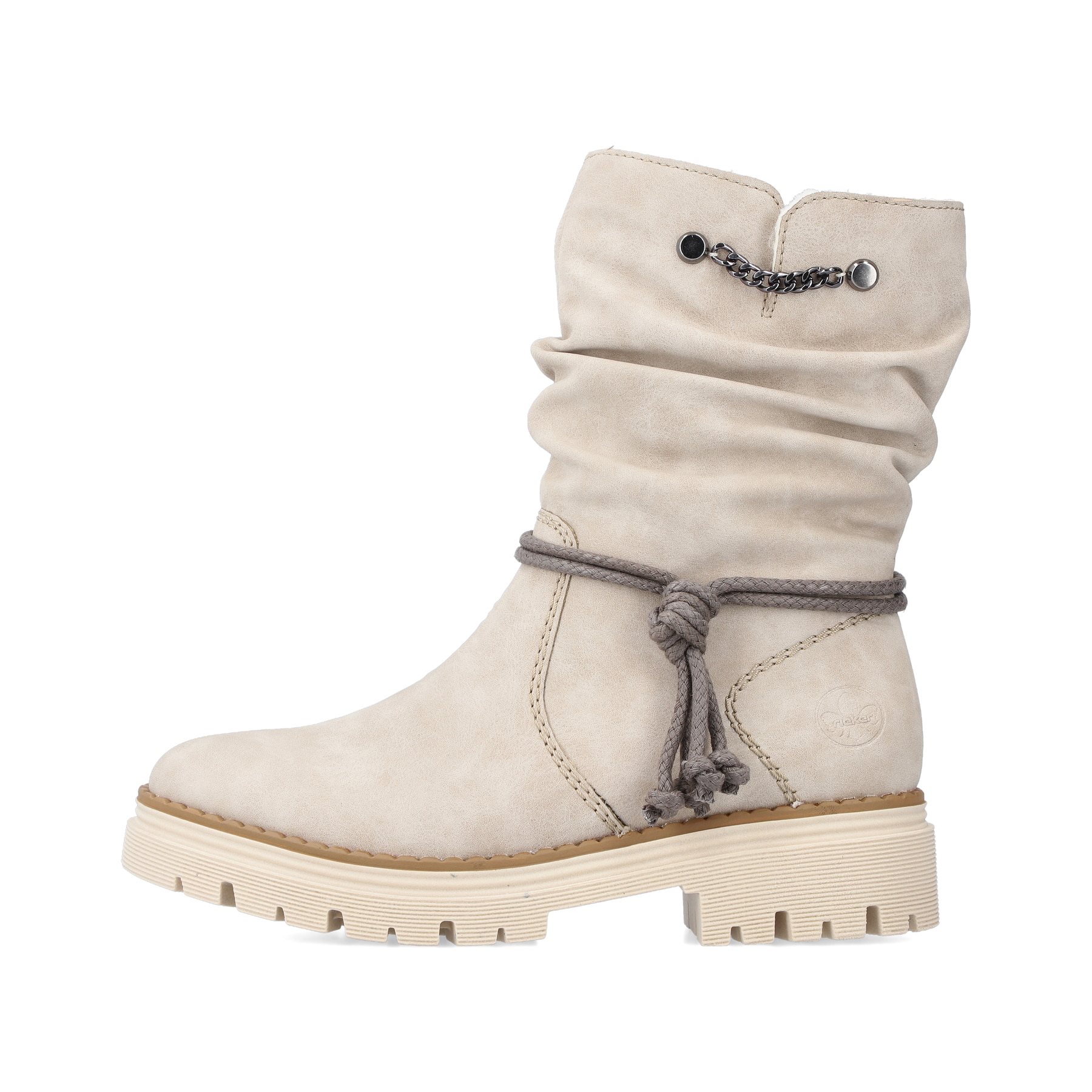 Rieker Damen Kurzstiefel hellbeige