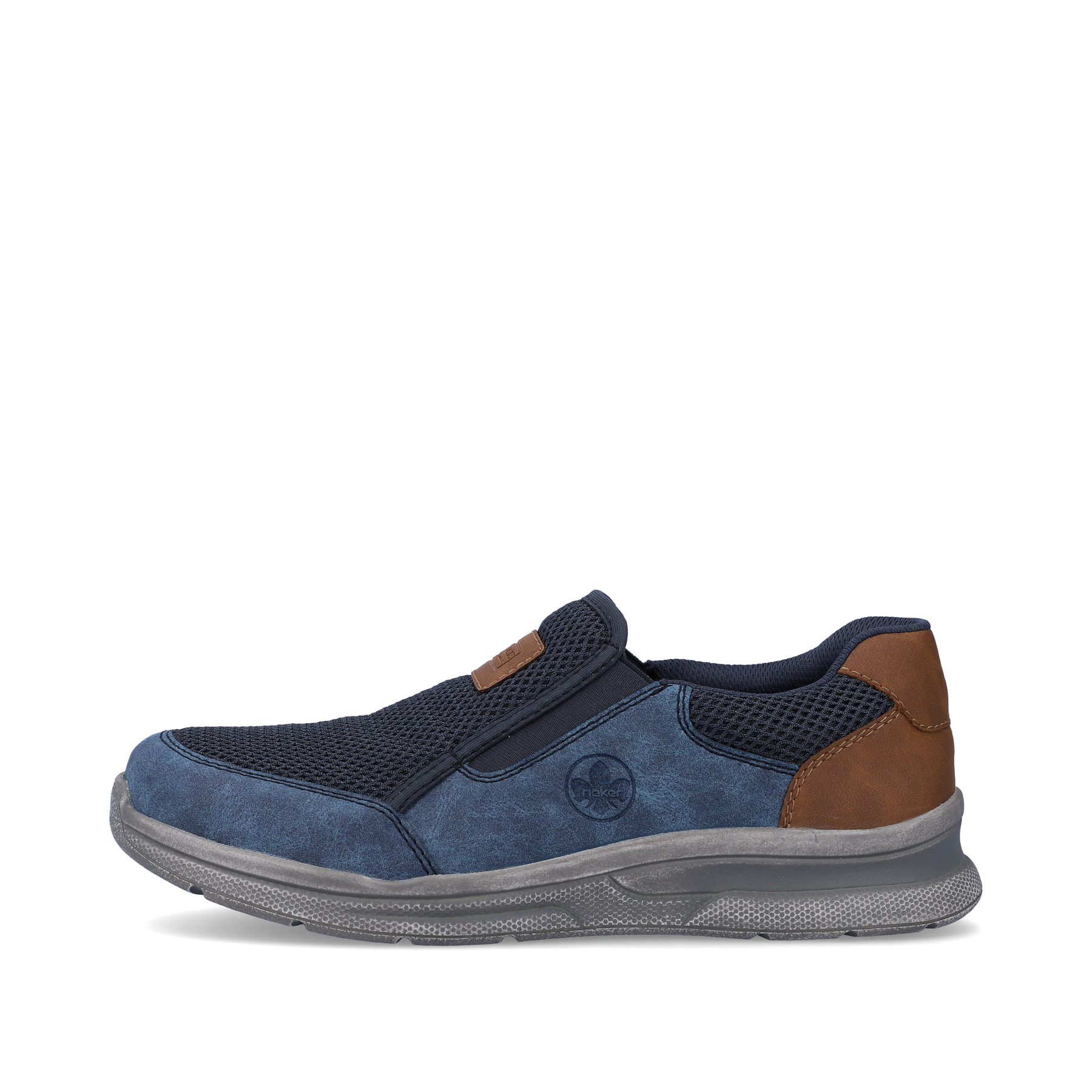Rieker Herren Slipper azurblau
