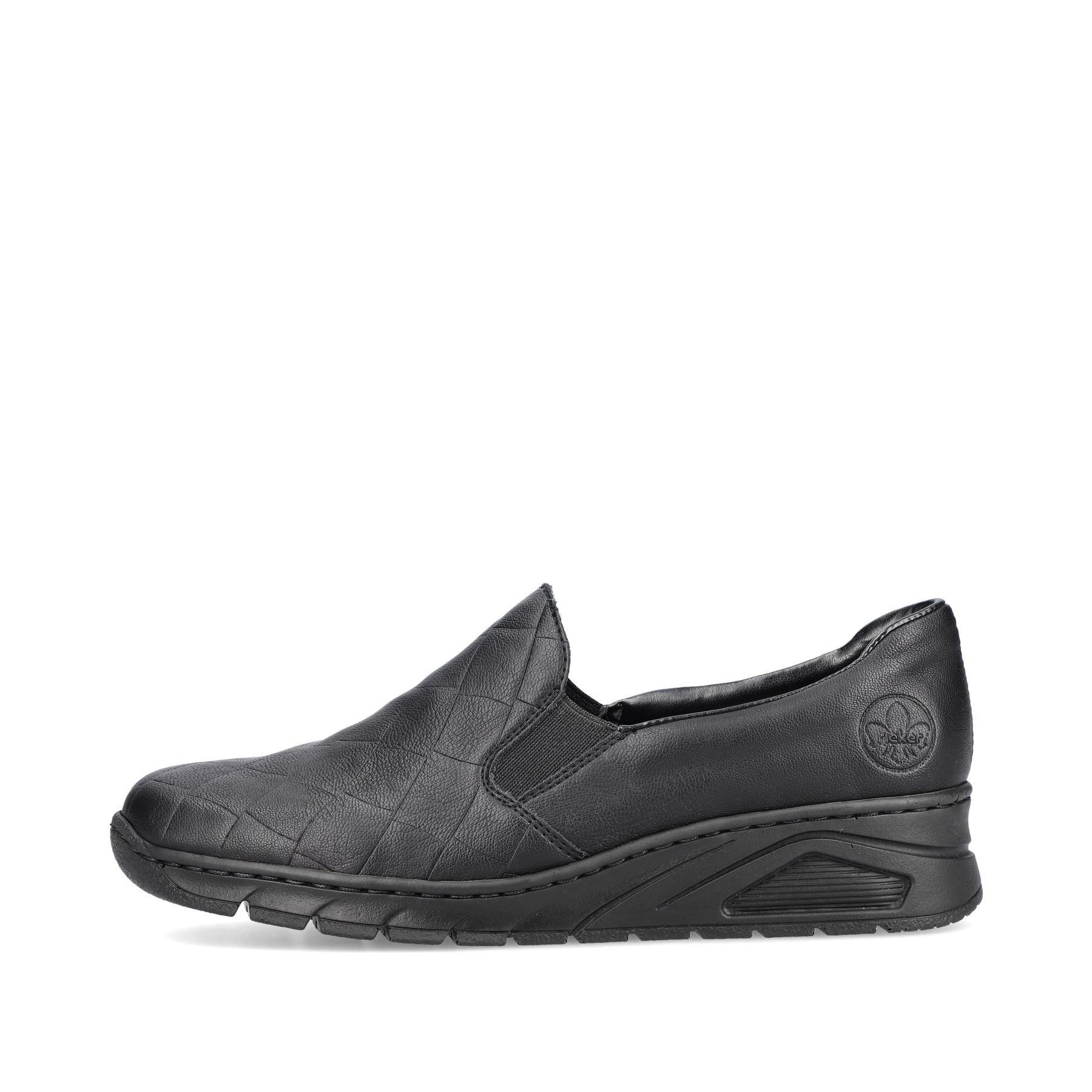 Rieker Damen Slipper tiefschwarz