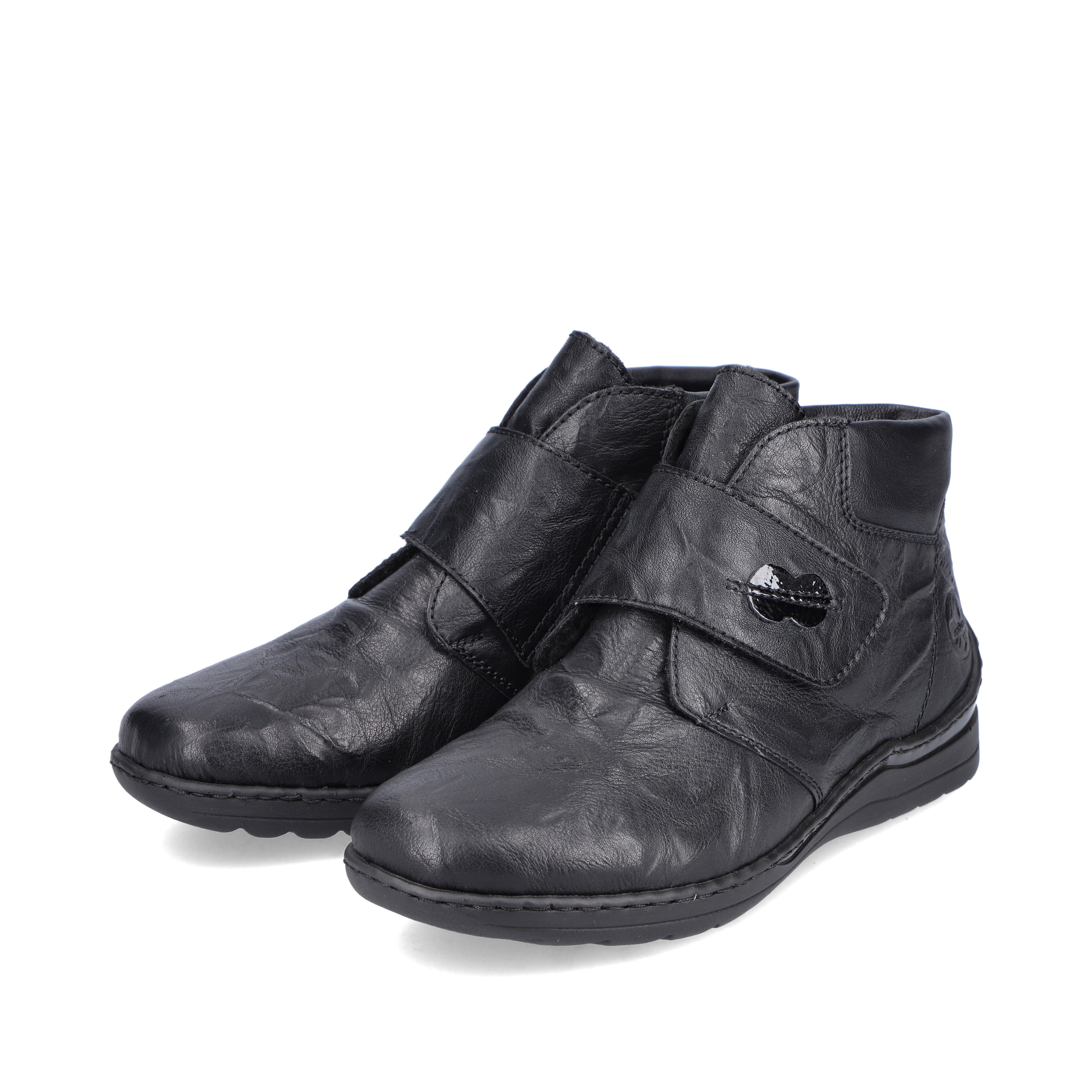 Rieker Damen Slipper tiefschwarz