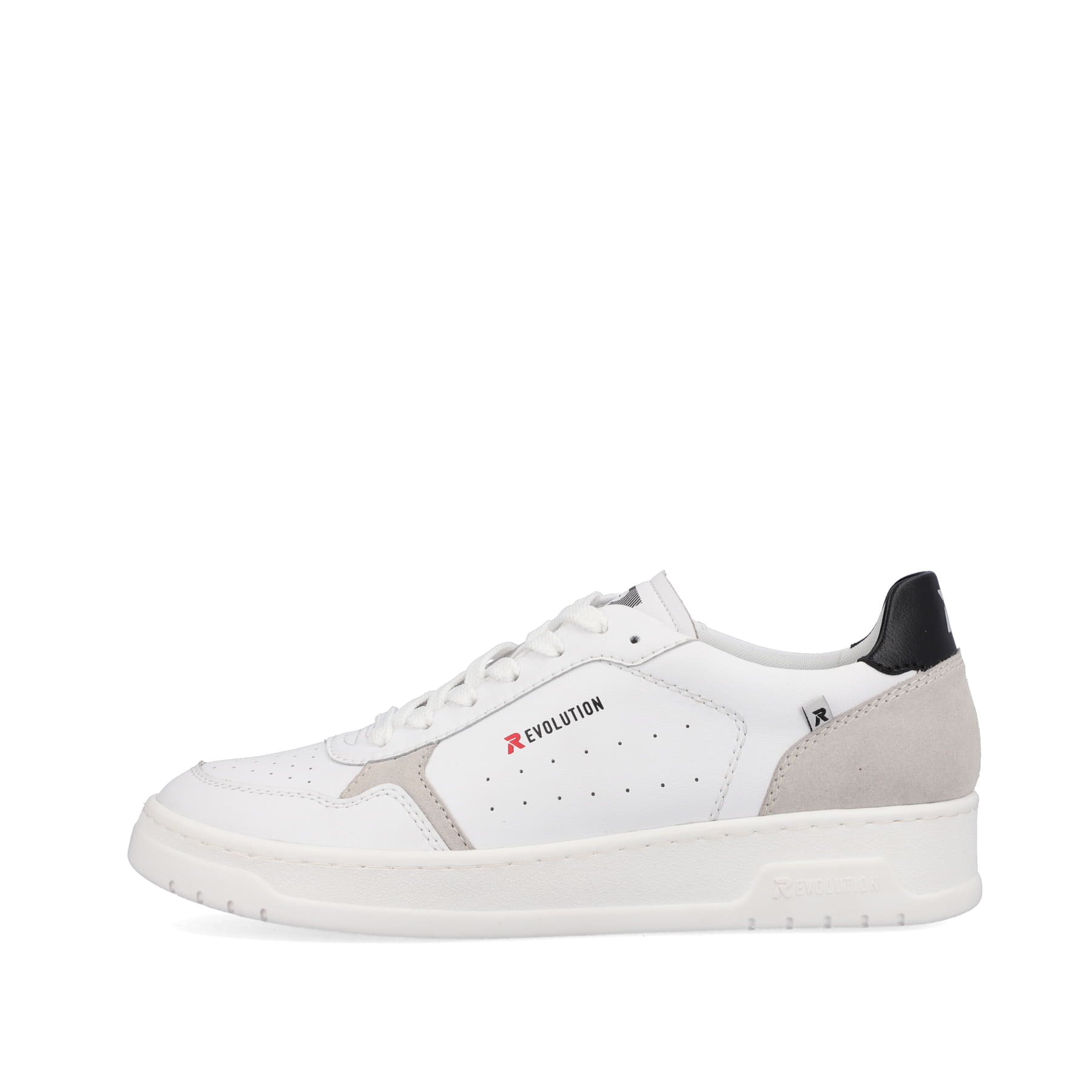 Rieker EVOLUTION Herren Sneaker brilliant-white graphite-grey