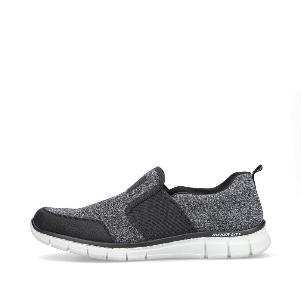 Rieker Herren Slipper mondgrau