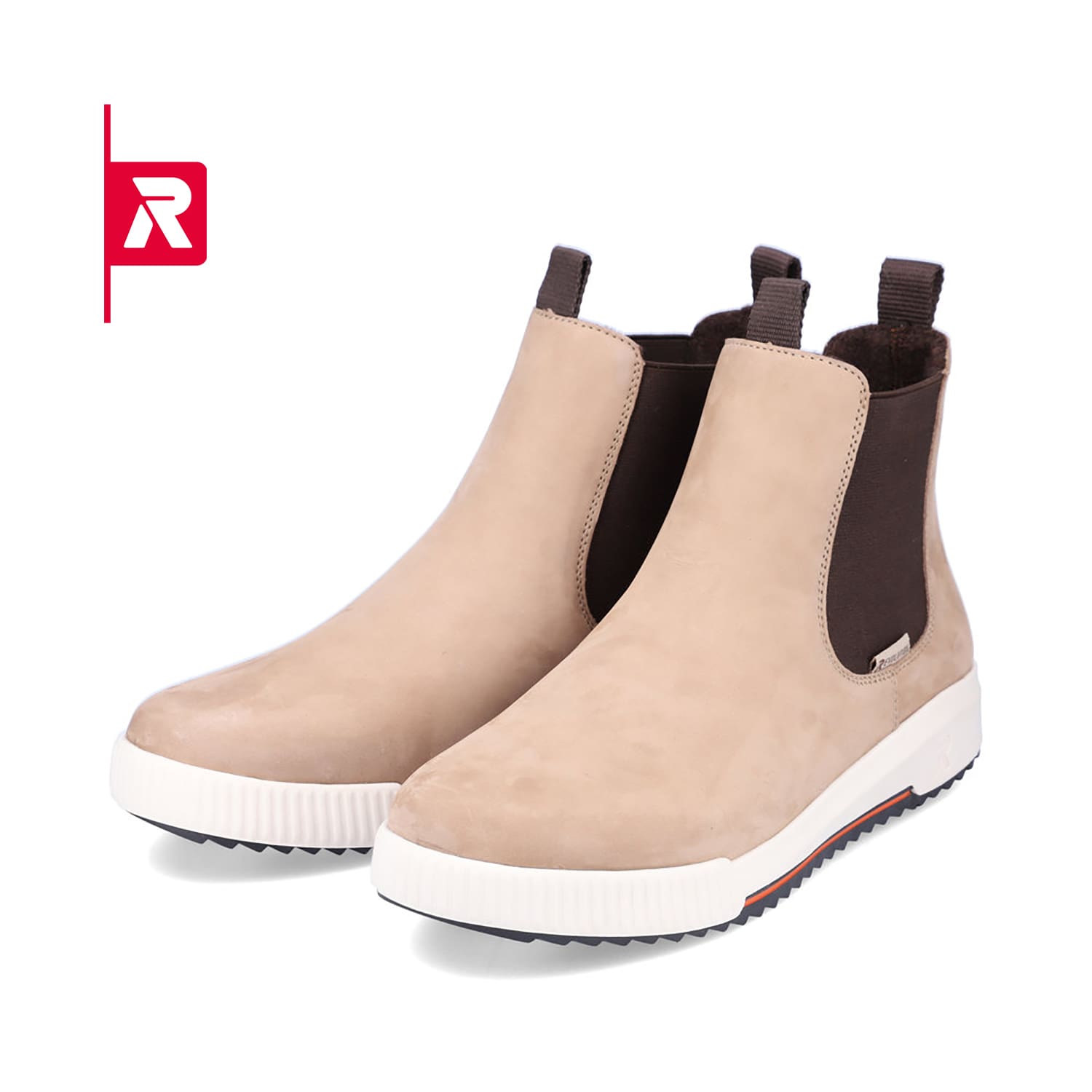 Rieker EVOLUTION Damen Chelsea Boots creme beige