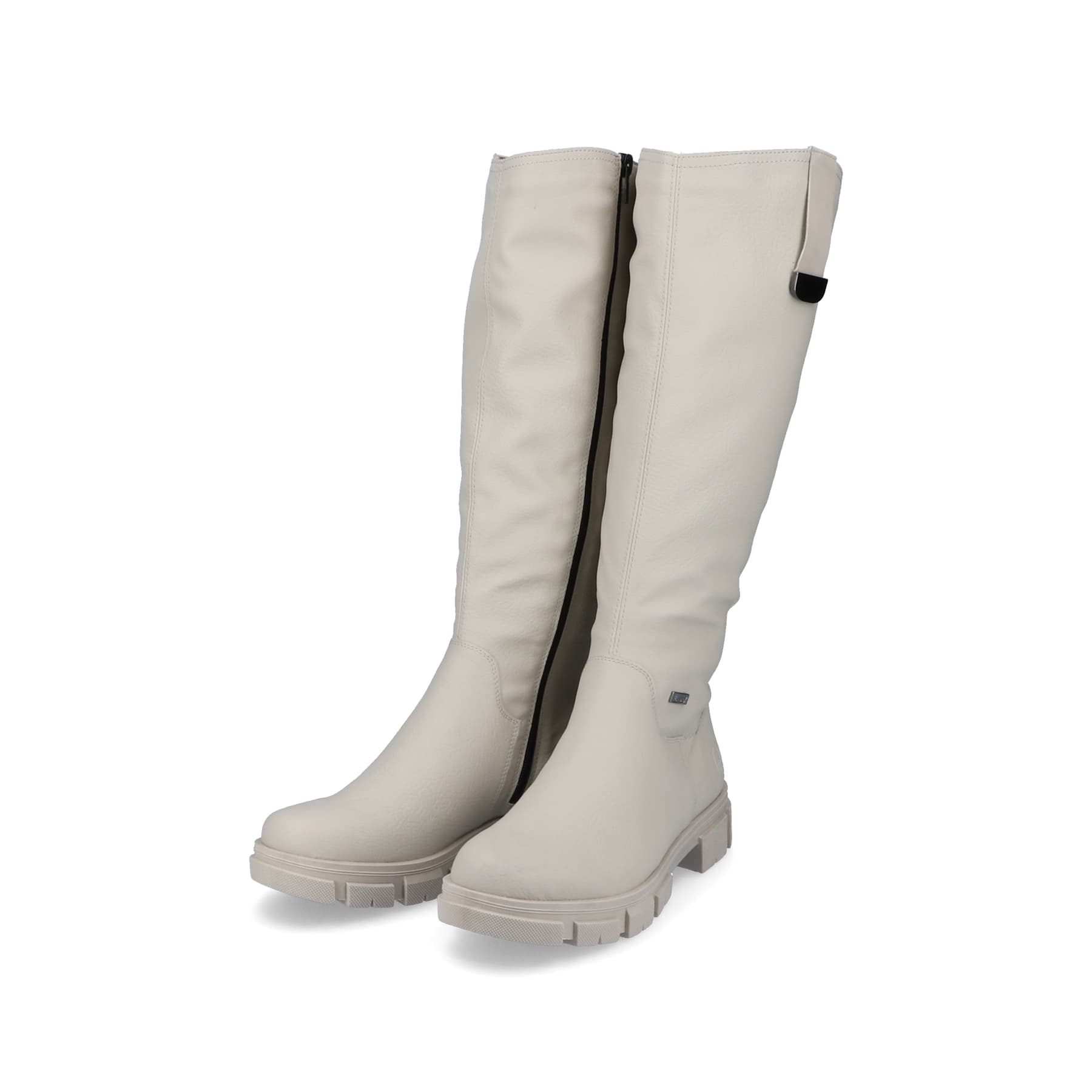 Rieker Damen Hochschaftstiefel hellbeige