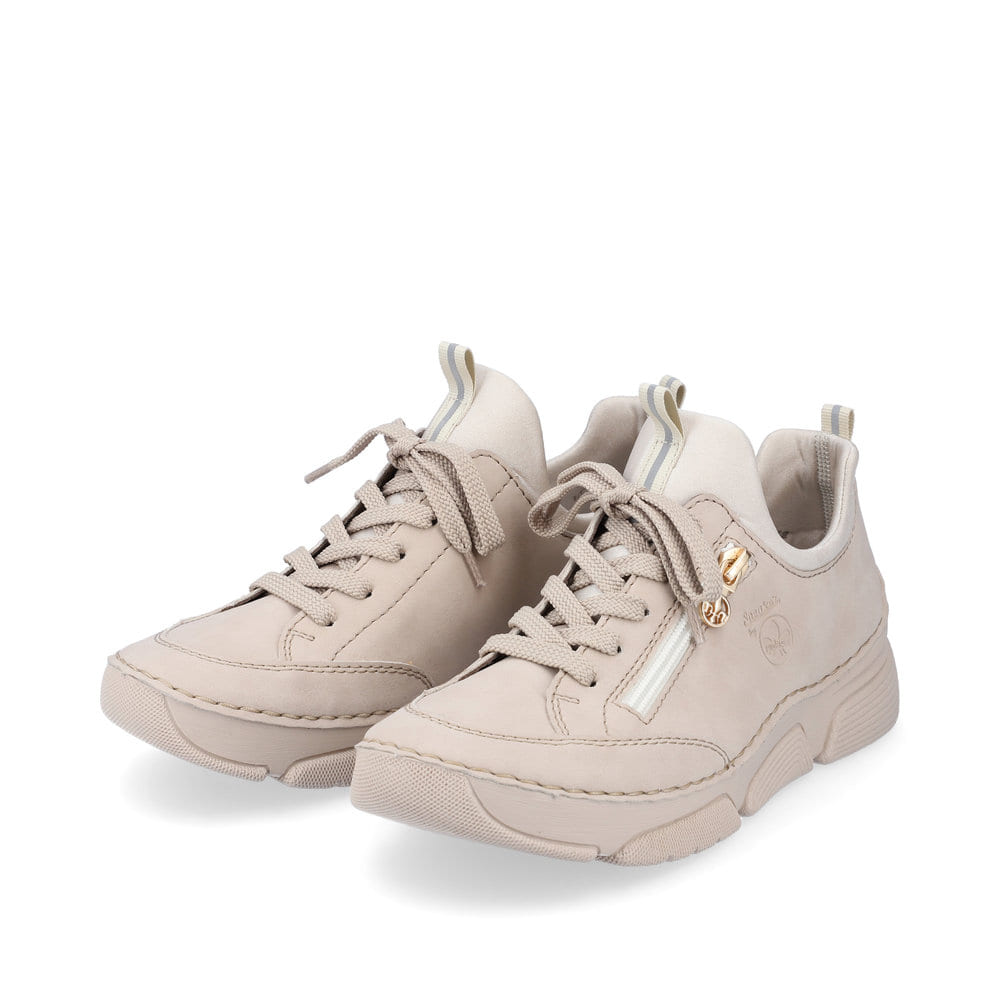 Rieker Damen Slipper hellbeige