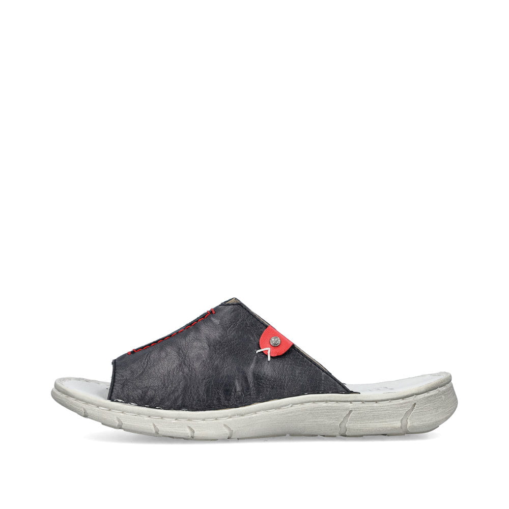 Rieker Damen Pantoletten marineblau