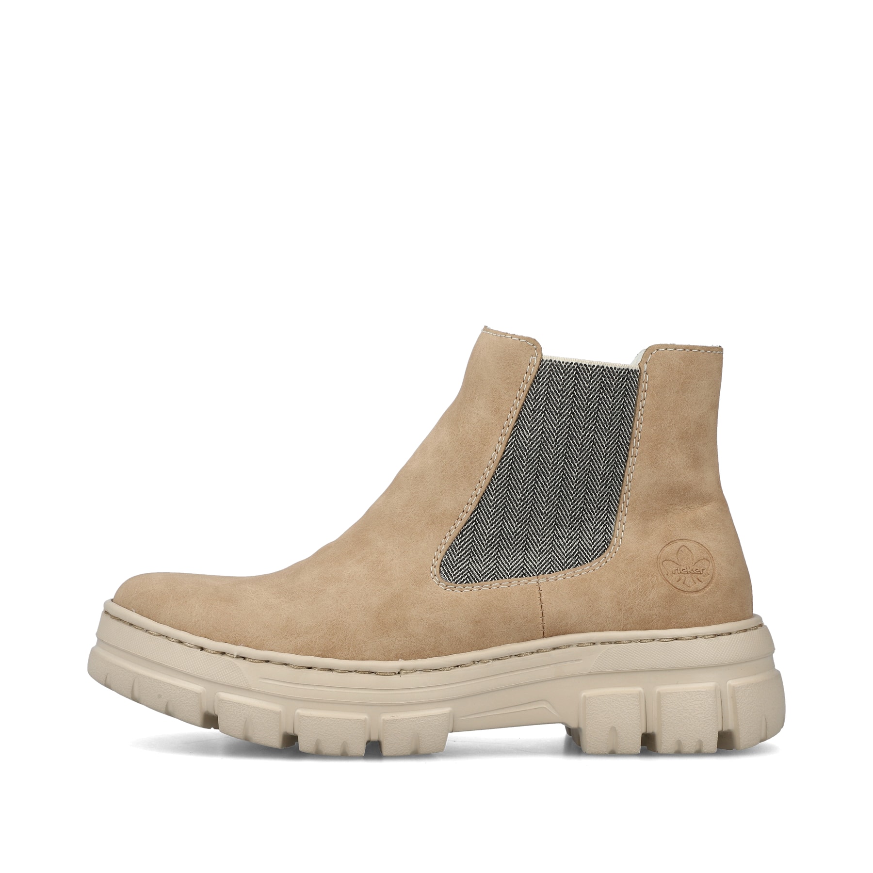Rieker Damen Chelsea Boots champagner