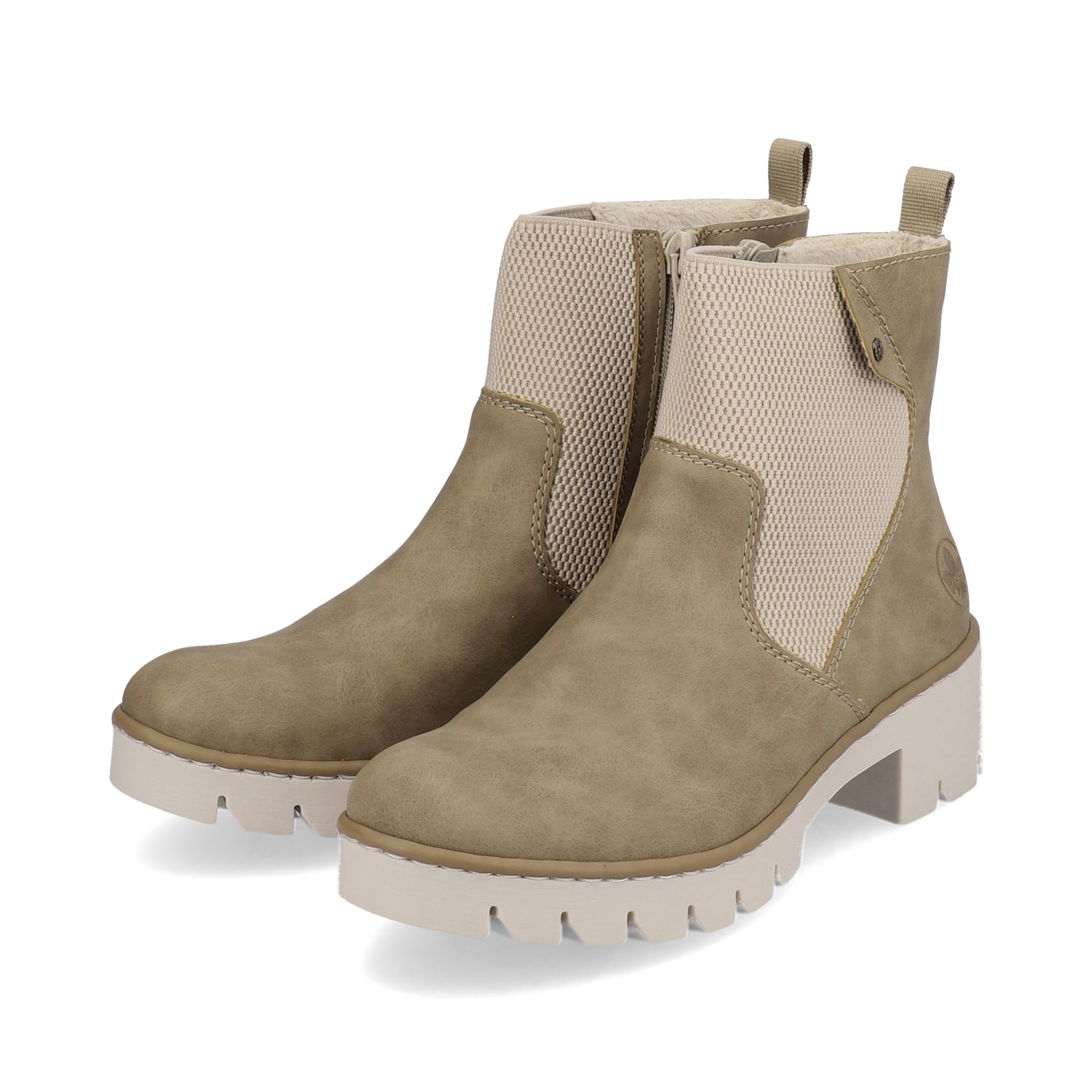 Rieker Damen Chelsea Boots beigebraun
