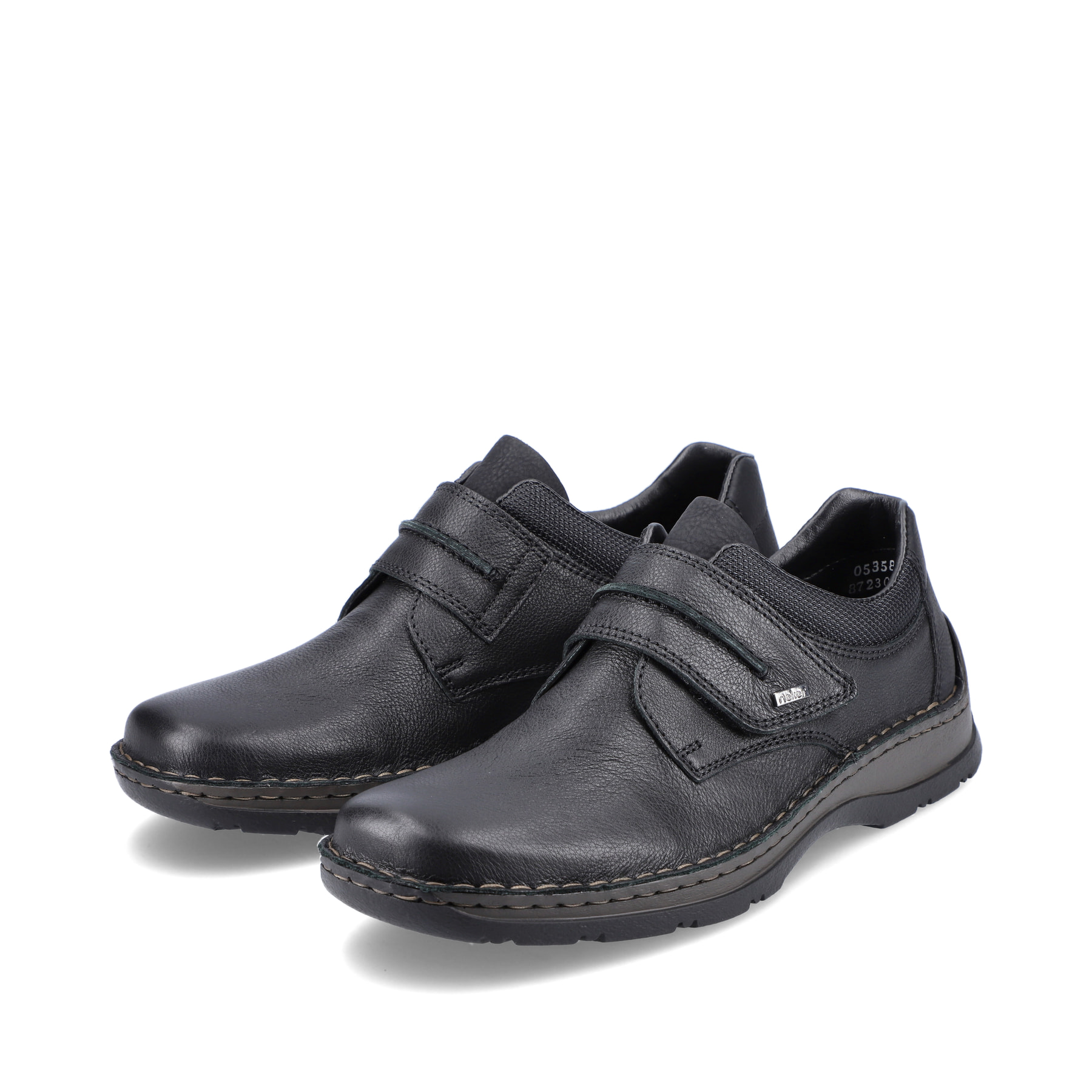 Rieker Herren Slipper tiefschwarz