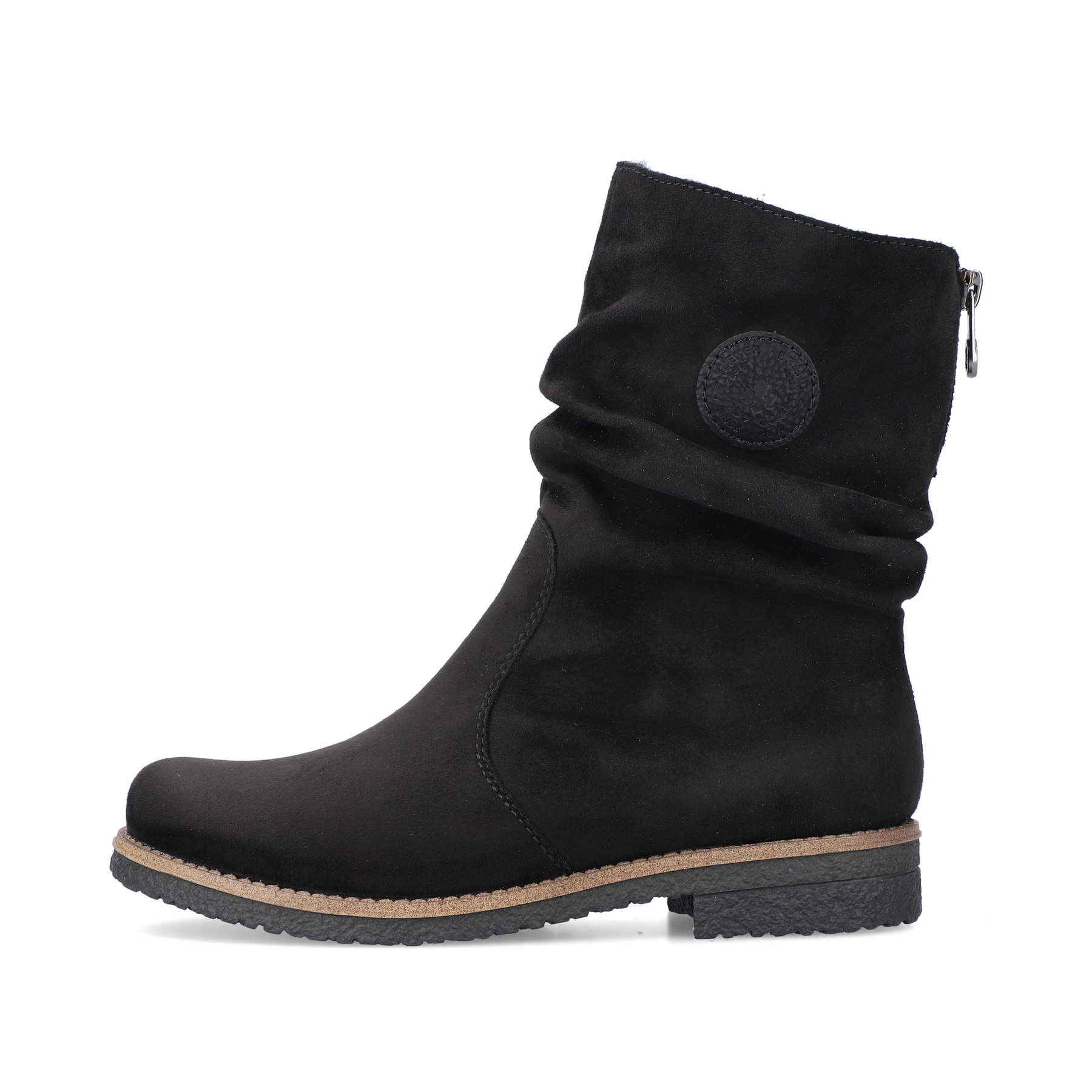 Rieker Damen Kurzstiefel graphitschwarz