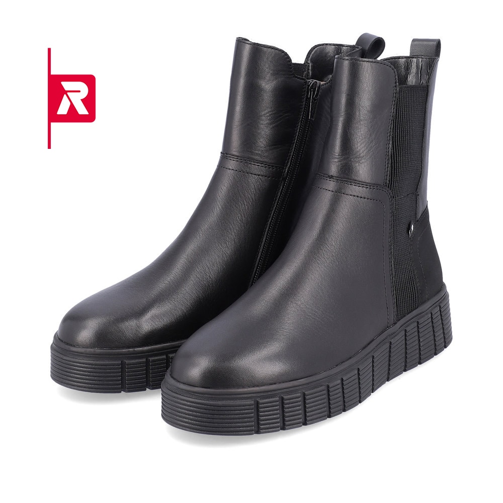 Rieker EVOLUTION Damen Chelsea Boots midnight black