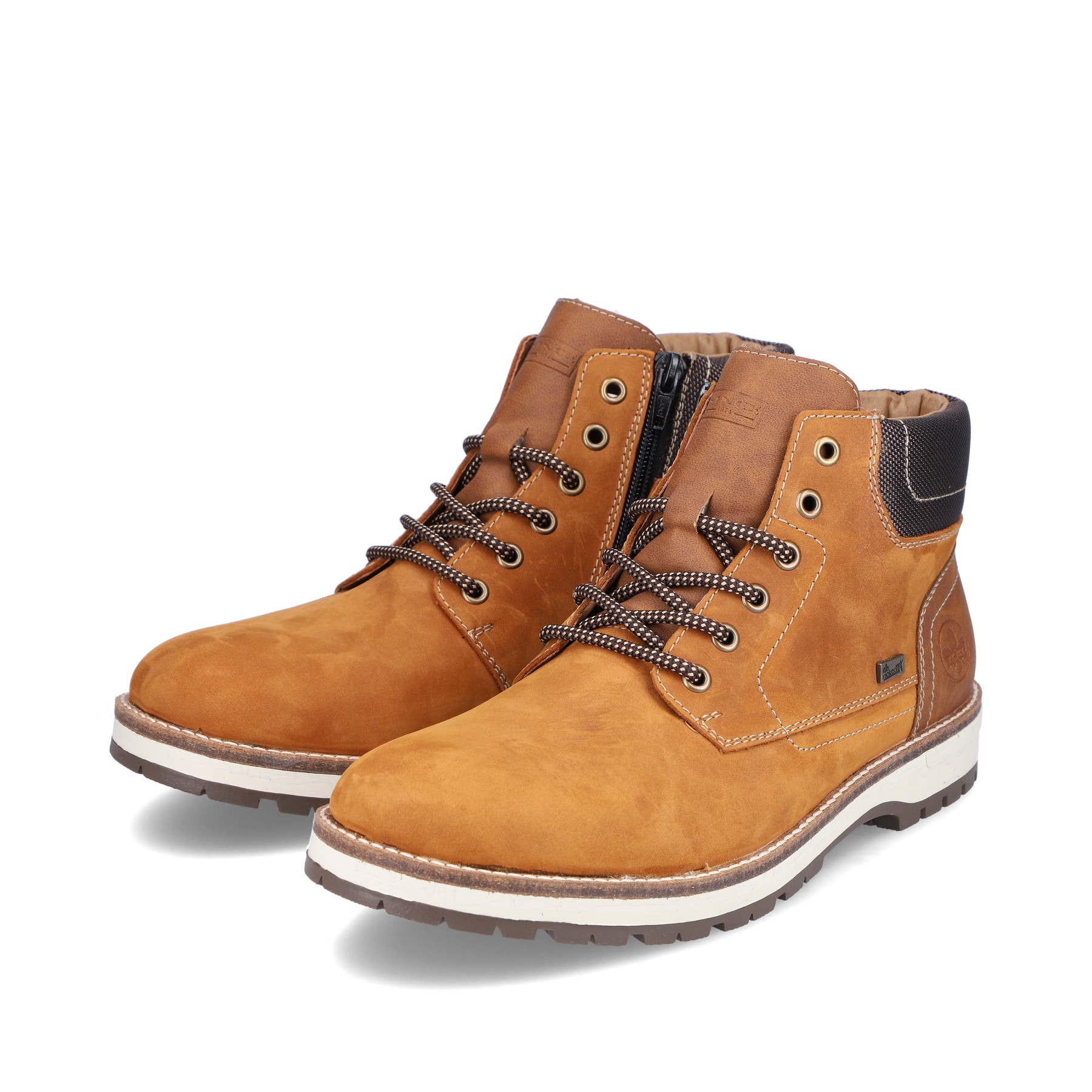 Rieker Herren Schnürstiefel karamellbraun