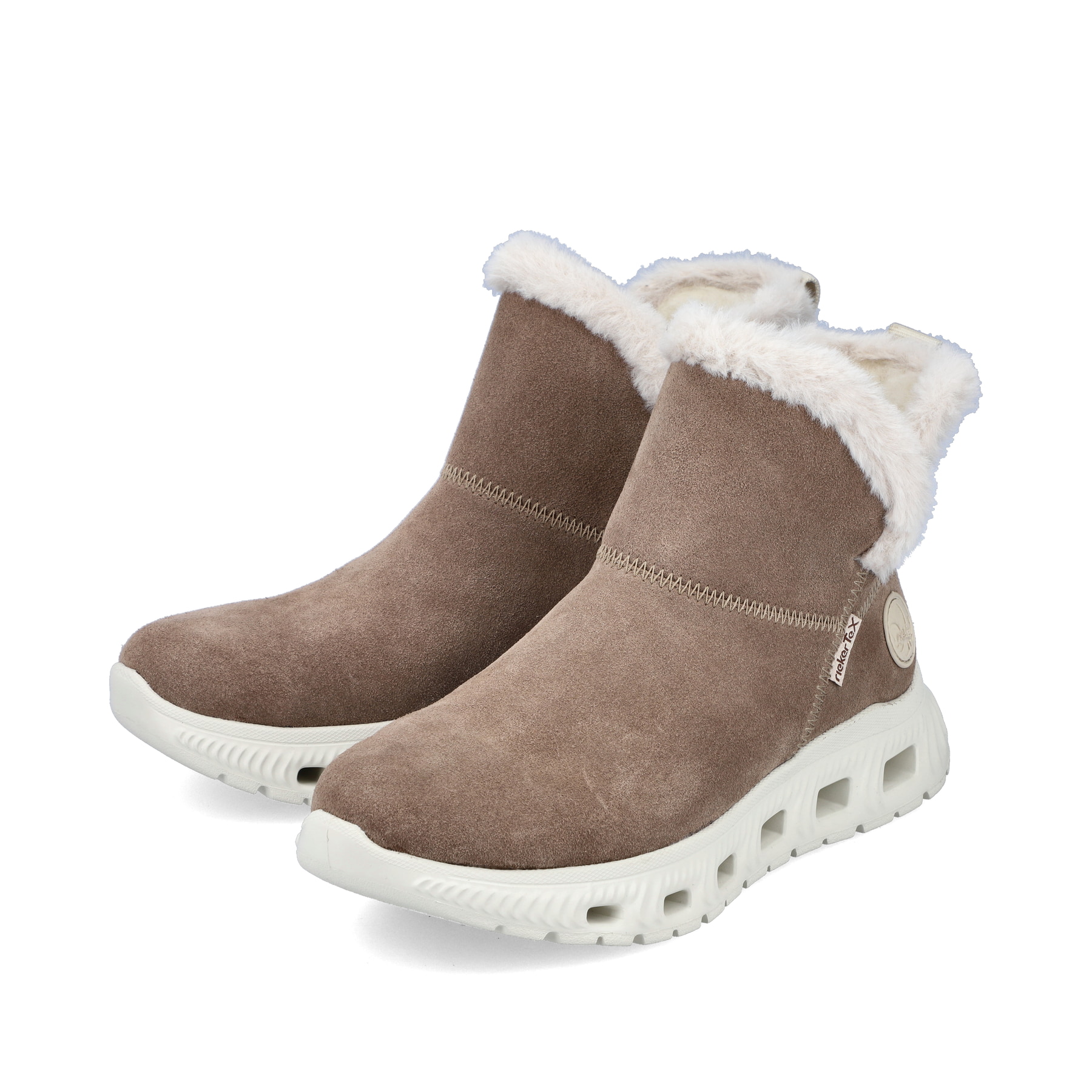 Rieker Damen Kurzstiefel beigebraun